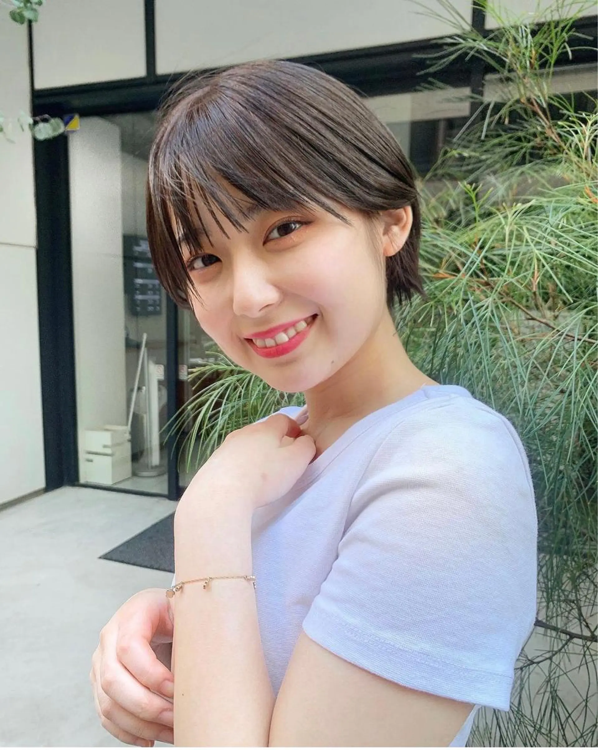 カラー RIKO👼🏻💓 韓国ガーリーのヘアスタイル