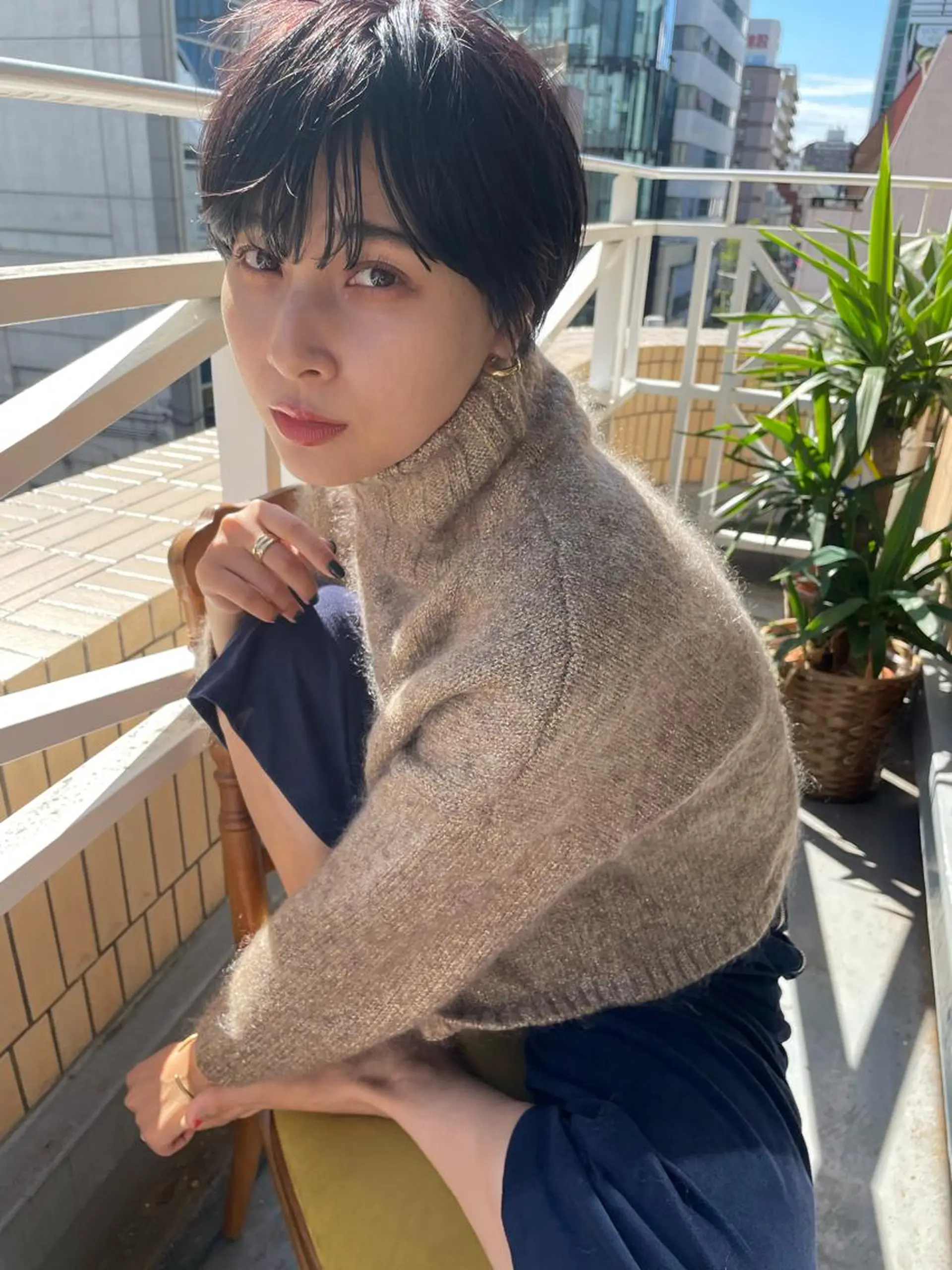 ショート カラー ショート/ボブ/ 心斎橋/宮脇美奈のヘアスタイル