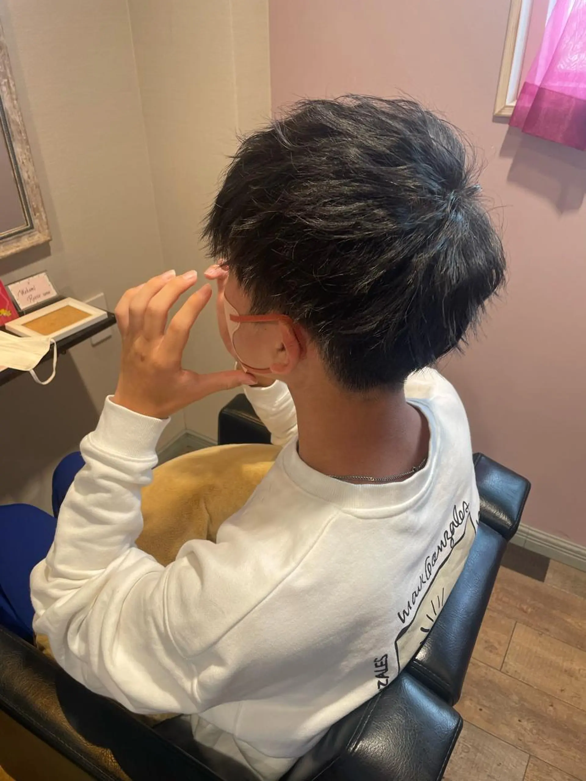 メンズ ベージュ/透明感/ 桃子🎀のヘアスタイル