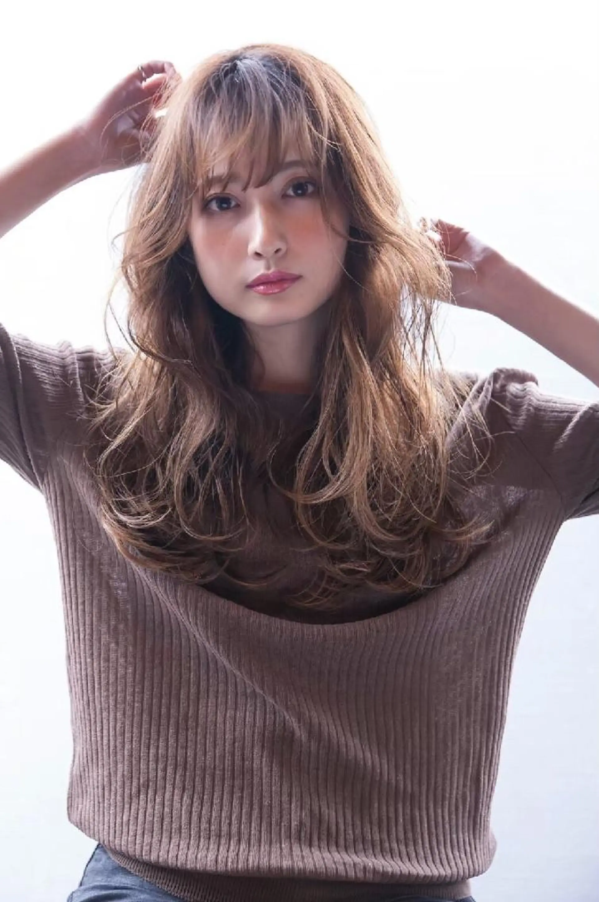 セミロング カラー 新宿メンズ専門 モテ清潔感パーマ特化のヘアスタイル