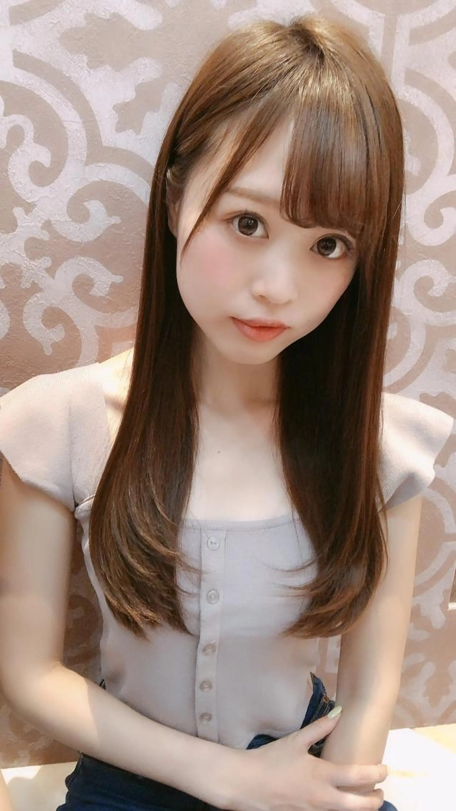セミロング カット ヘアカラー トリートメント 代表山口ひな 髪質改善のプロのヘアスタイル