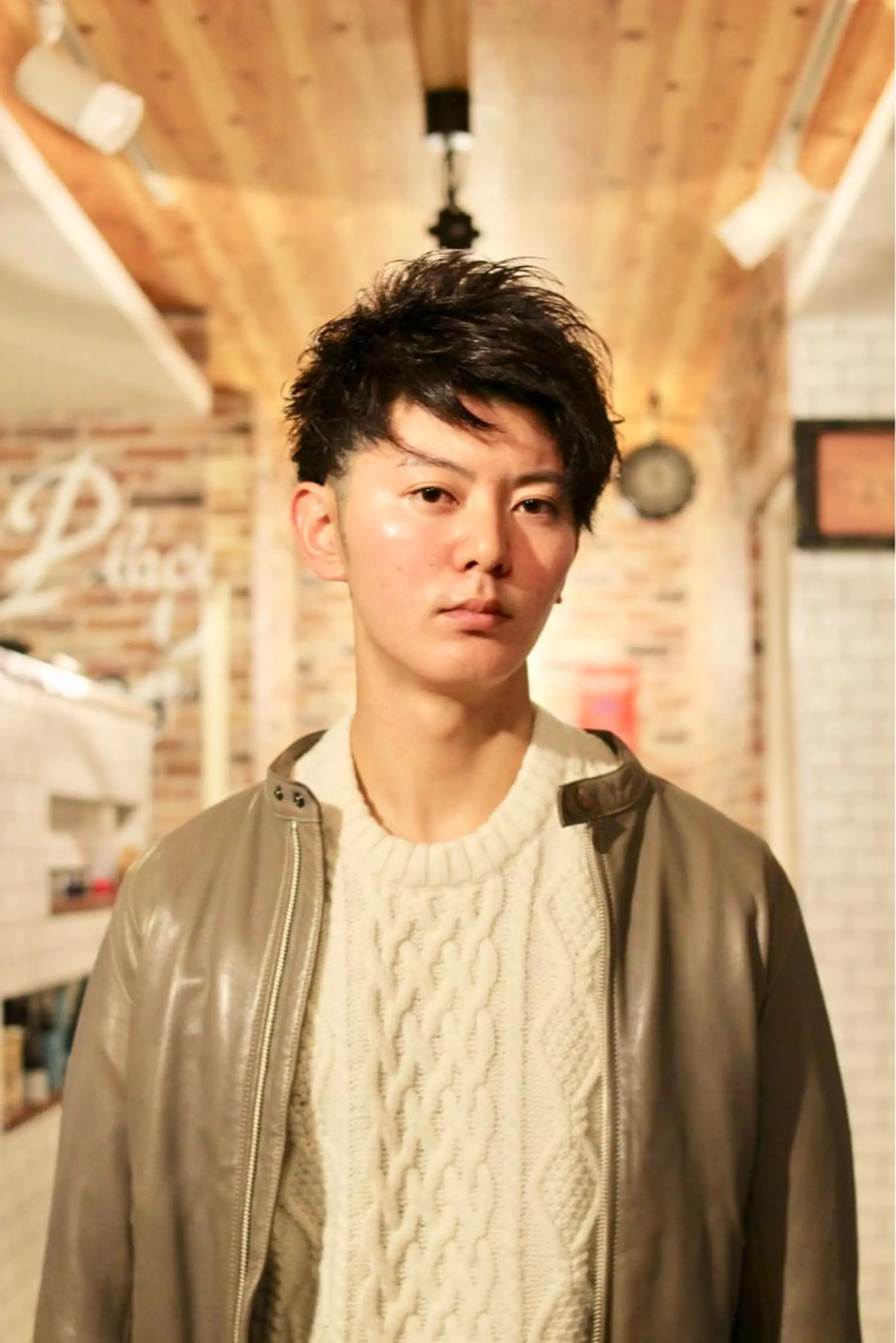 ショート メンズ メンズパーマ 石鳶 勝のヘアスタイル