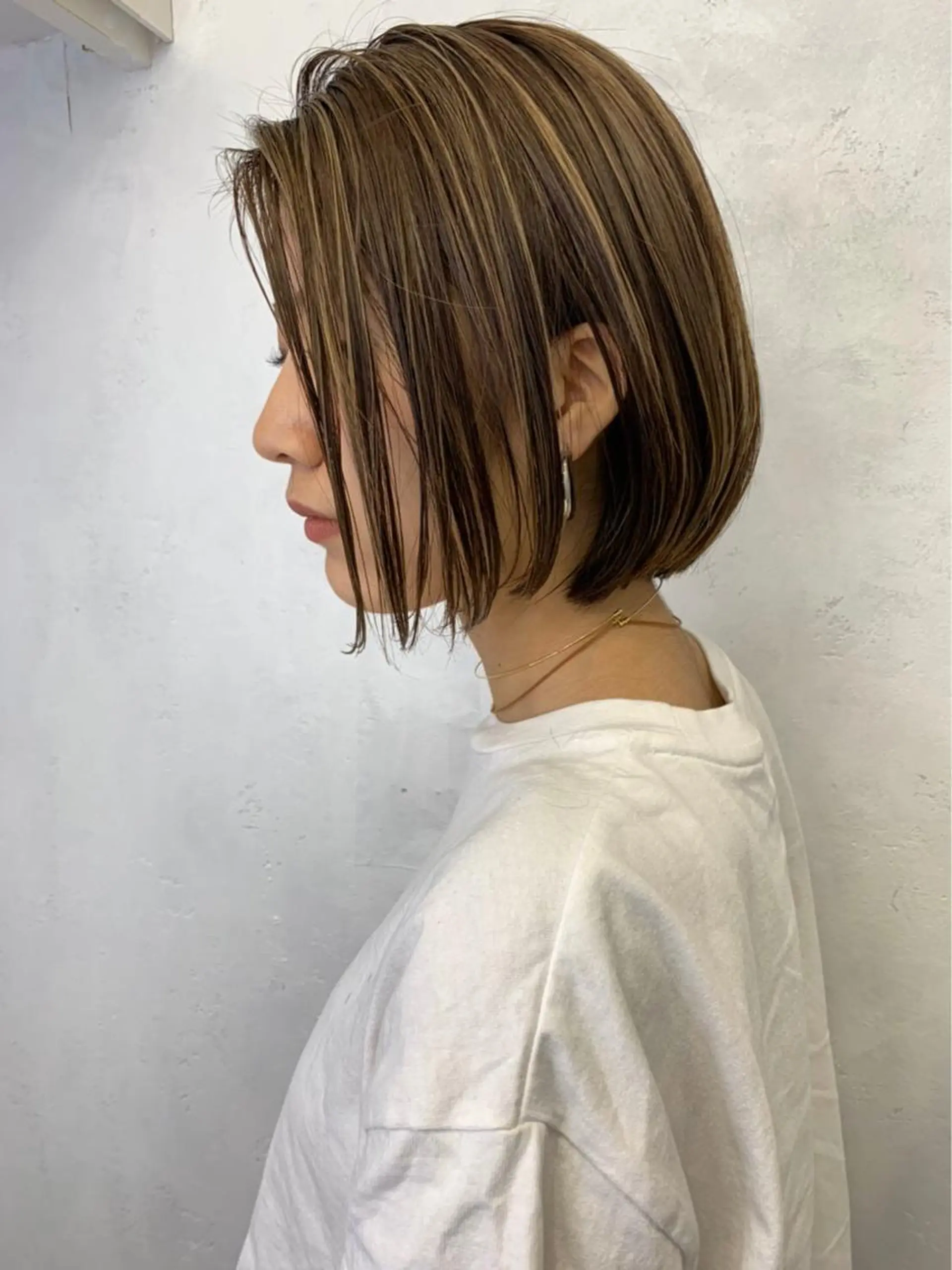 ショート カラー ボブ/salut町田 🧡kanaのヘアスタイル