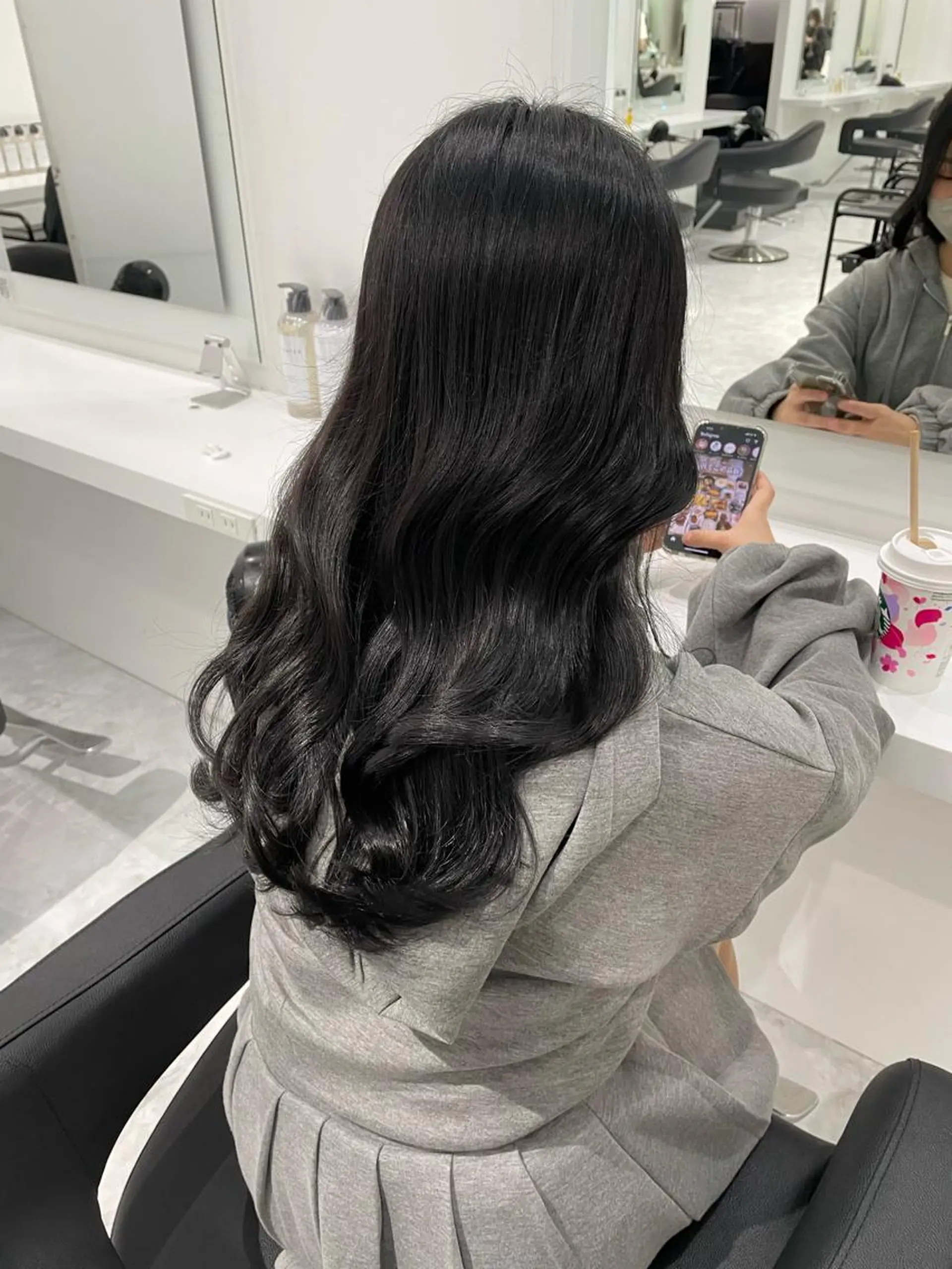 セミロング カラー ヘアアレンジ ブリーチ 髪質改善 トリートメント 髪質改善/美髪矯正 艶髪/Takutoのヘアスタイル