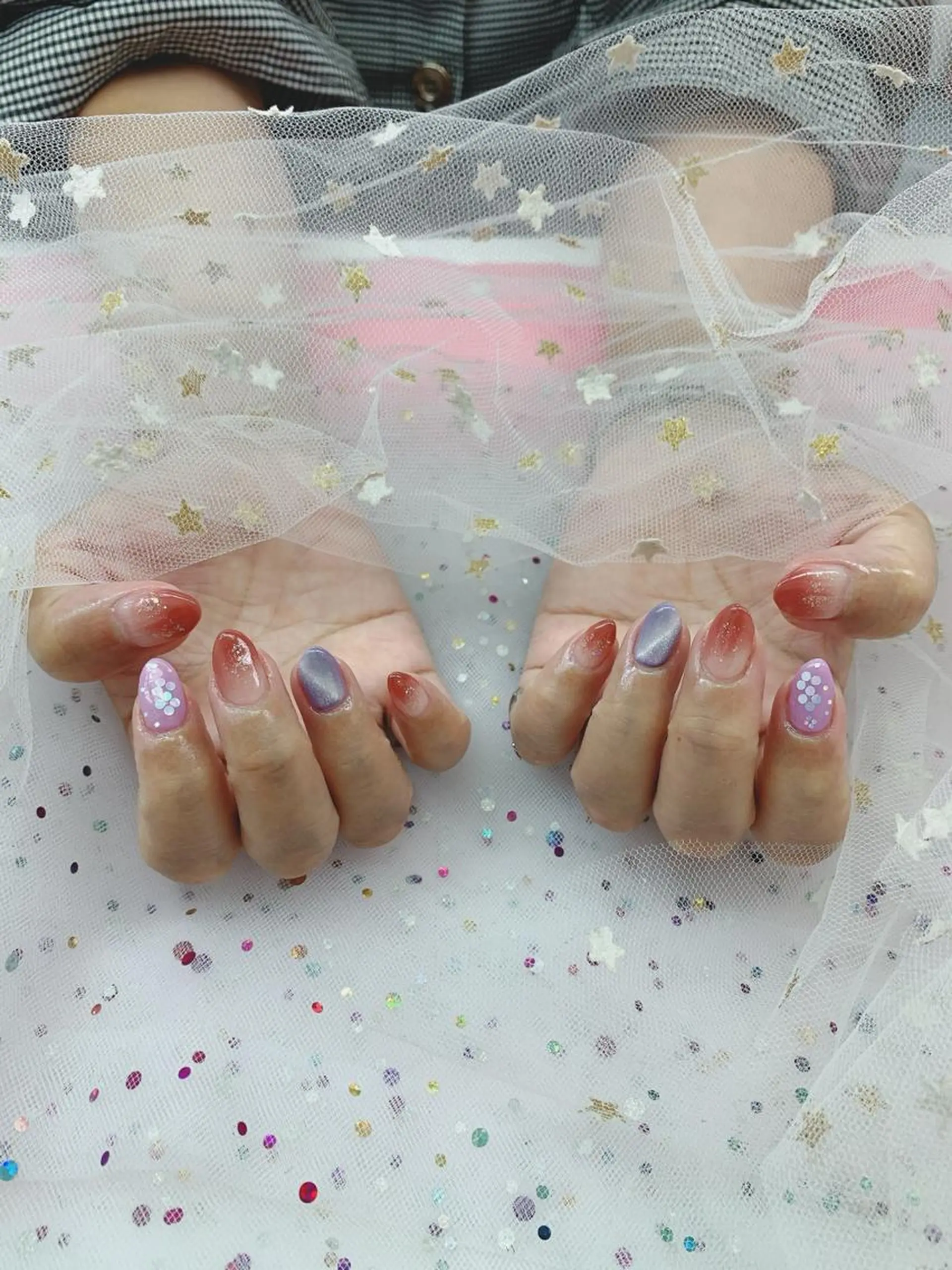 ネイル 🦋ネイルサロン ブラン🌈ゆりのネイルデザイン