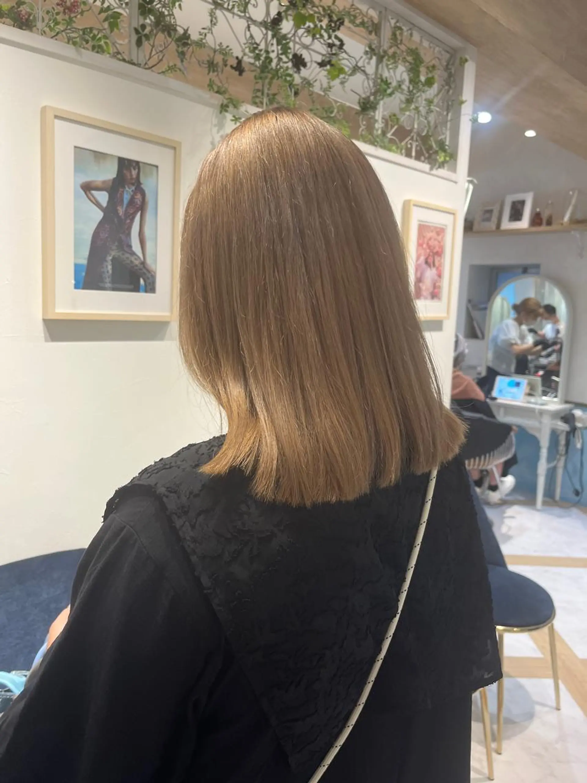 ミディアム ヘアカラー Yurina 💖透明感カラー💖のヘアスタイル
