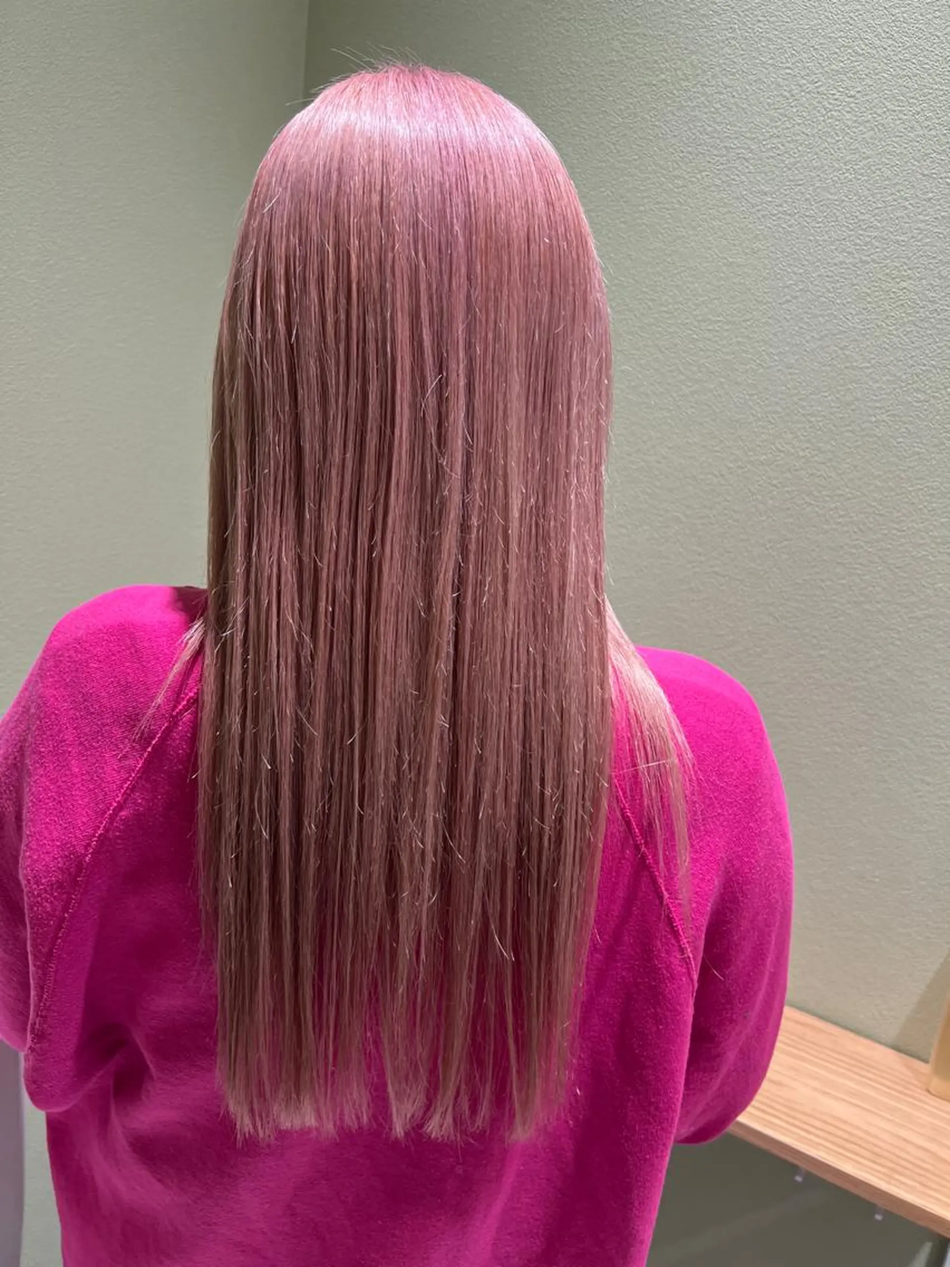 ロング カラー ピンクカラー 🍇おぐら めぐみ🍇のヘアスタイル