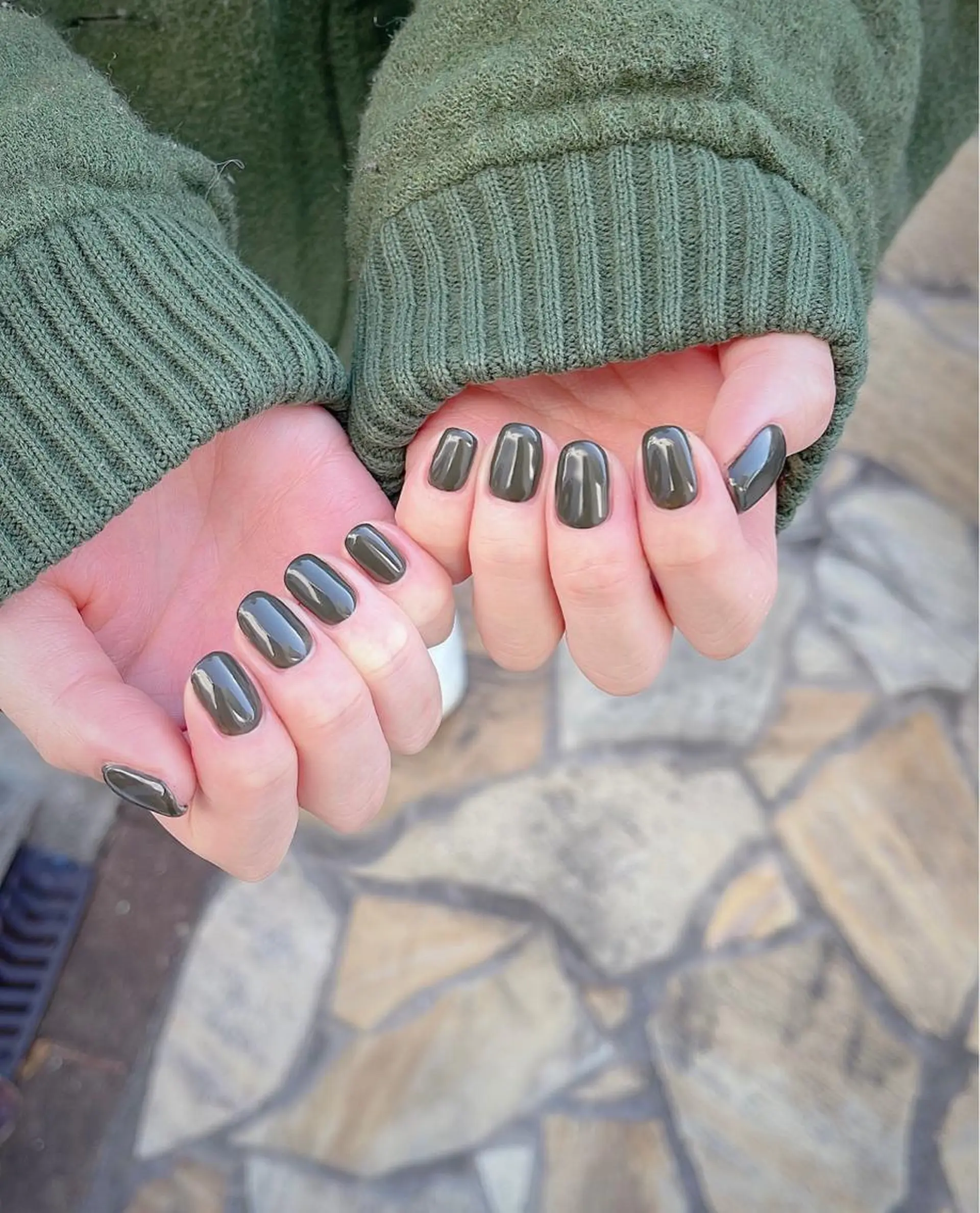 ショート めぐみのネイルサロン スタッフ練習のネイルデザイン