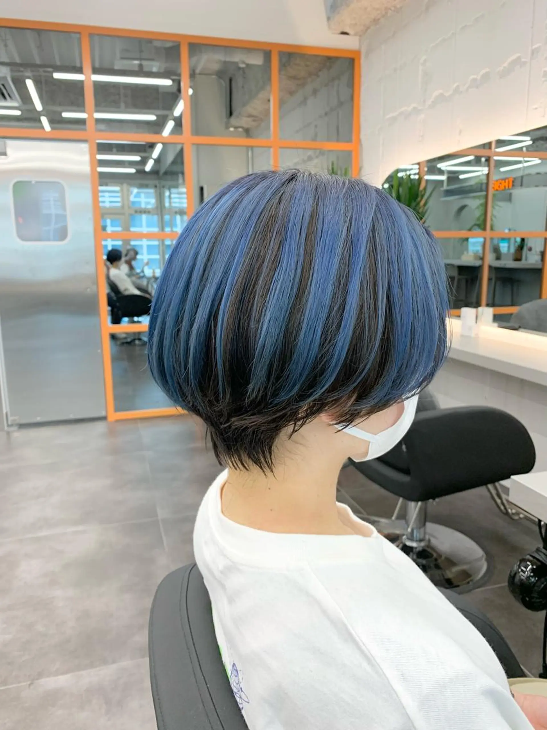 ショート カラー ブリーチ 透明感カラー ダブルカラー イヤリングカラー ハイライトカラー 店長担当🌟 矢吹ガブリエル🌟のヘアスタイル