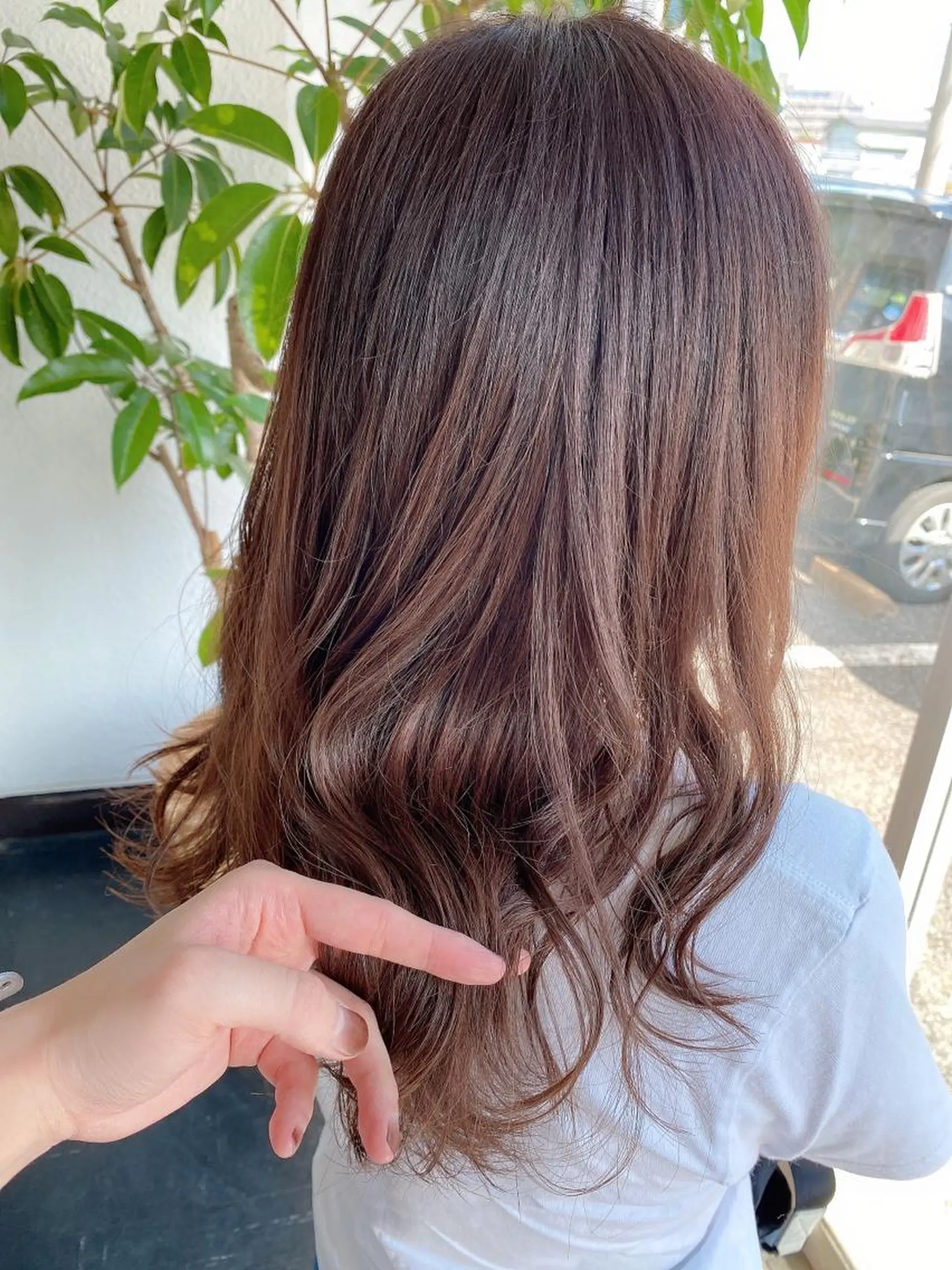 ミディアム カラー 小森 拓哉のヘアスタイル