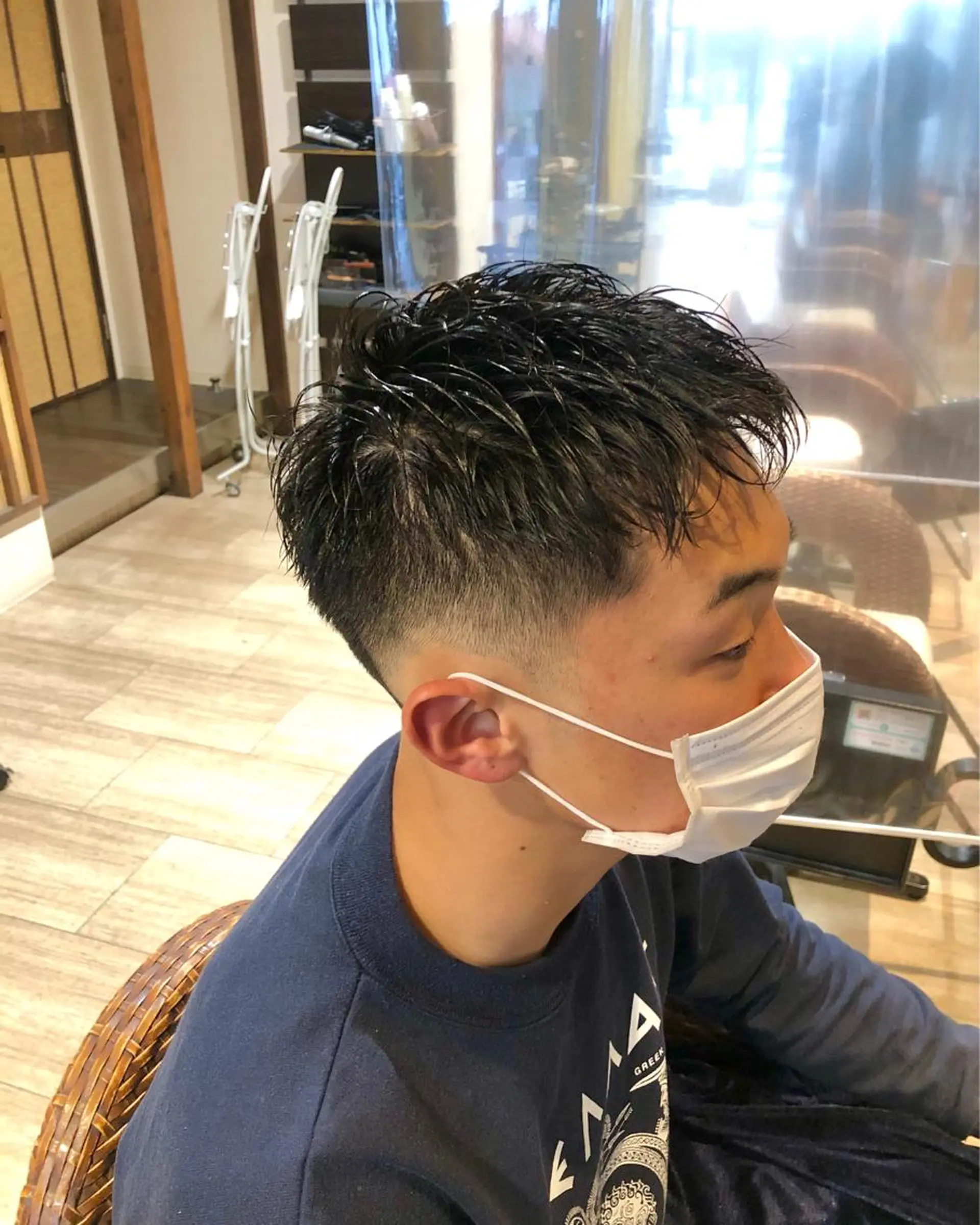 ショート パーマ メンズ パーマ/ハイトーン スパイキー/神田正紀のヘアスタイル