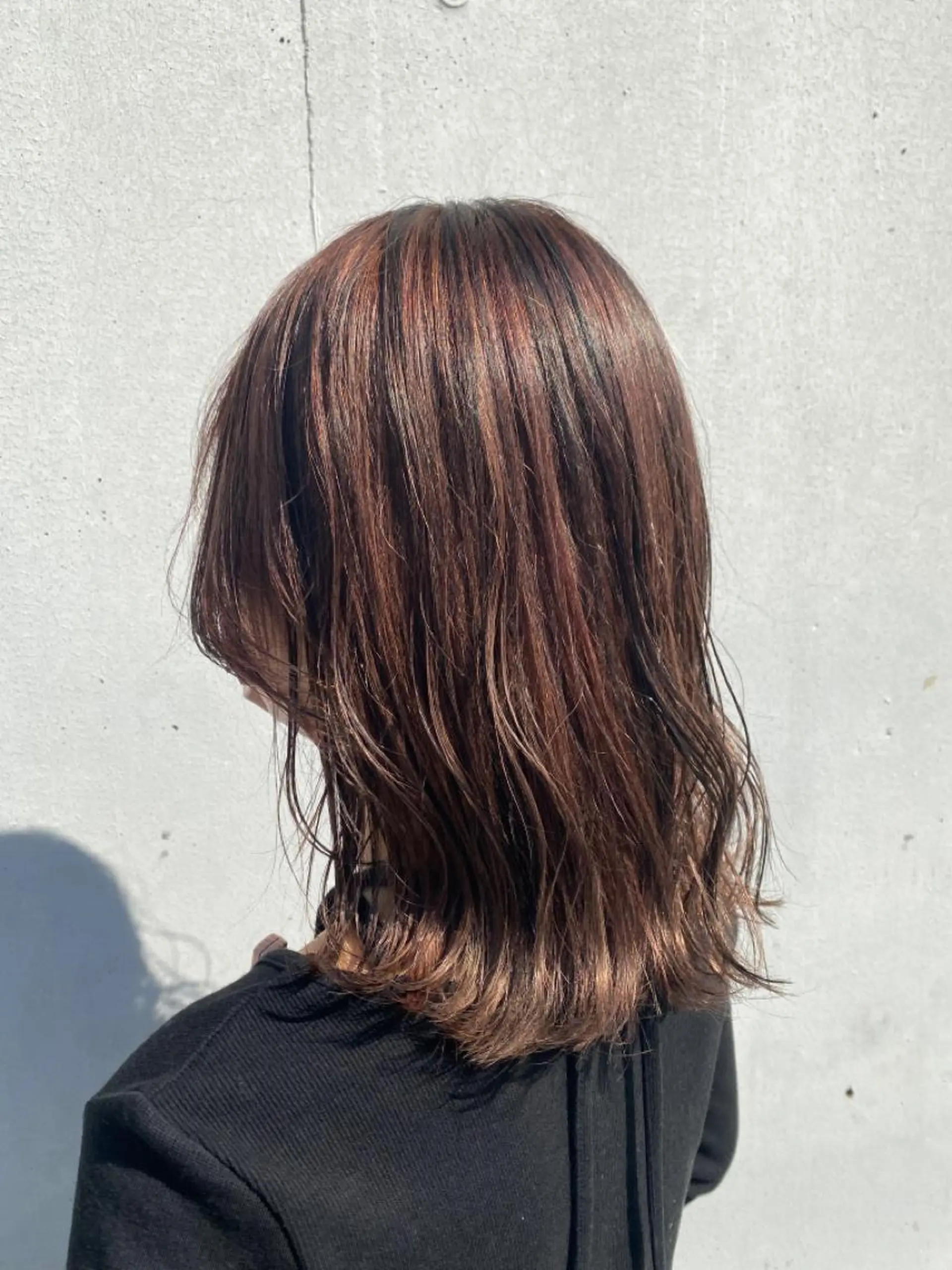 ミディアム カラー ヘアカラー トリートメント 透明感カラー/ 韓国風🌿RIKOのヘアスタイル