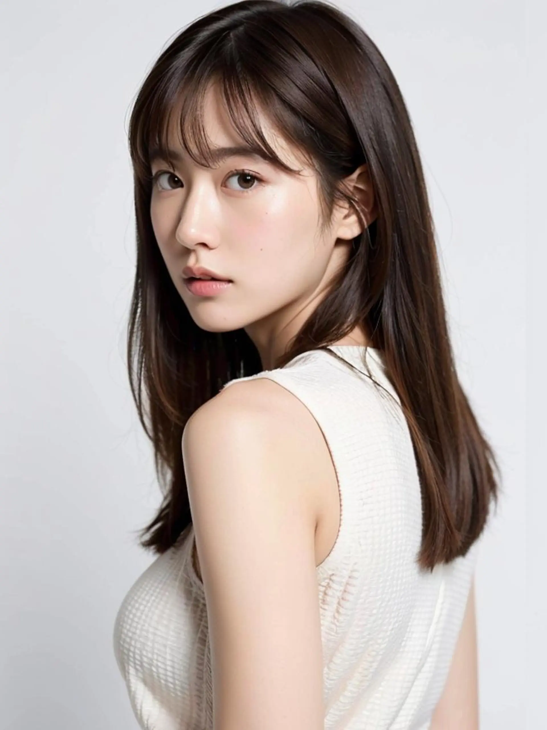 セミロング La Ruelle 江曽島店/髪質改善のヘアスタイル