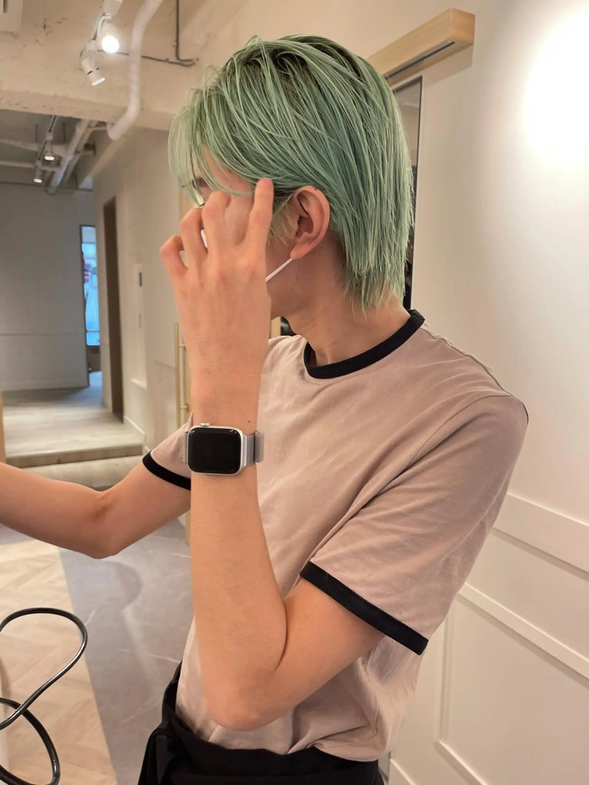 ショート カラー ミント カット ヘアカラー トリートメント “ミニモ最高評価獲得 “代表"Kohei"のヘアスタイル