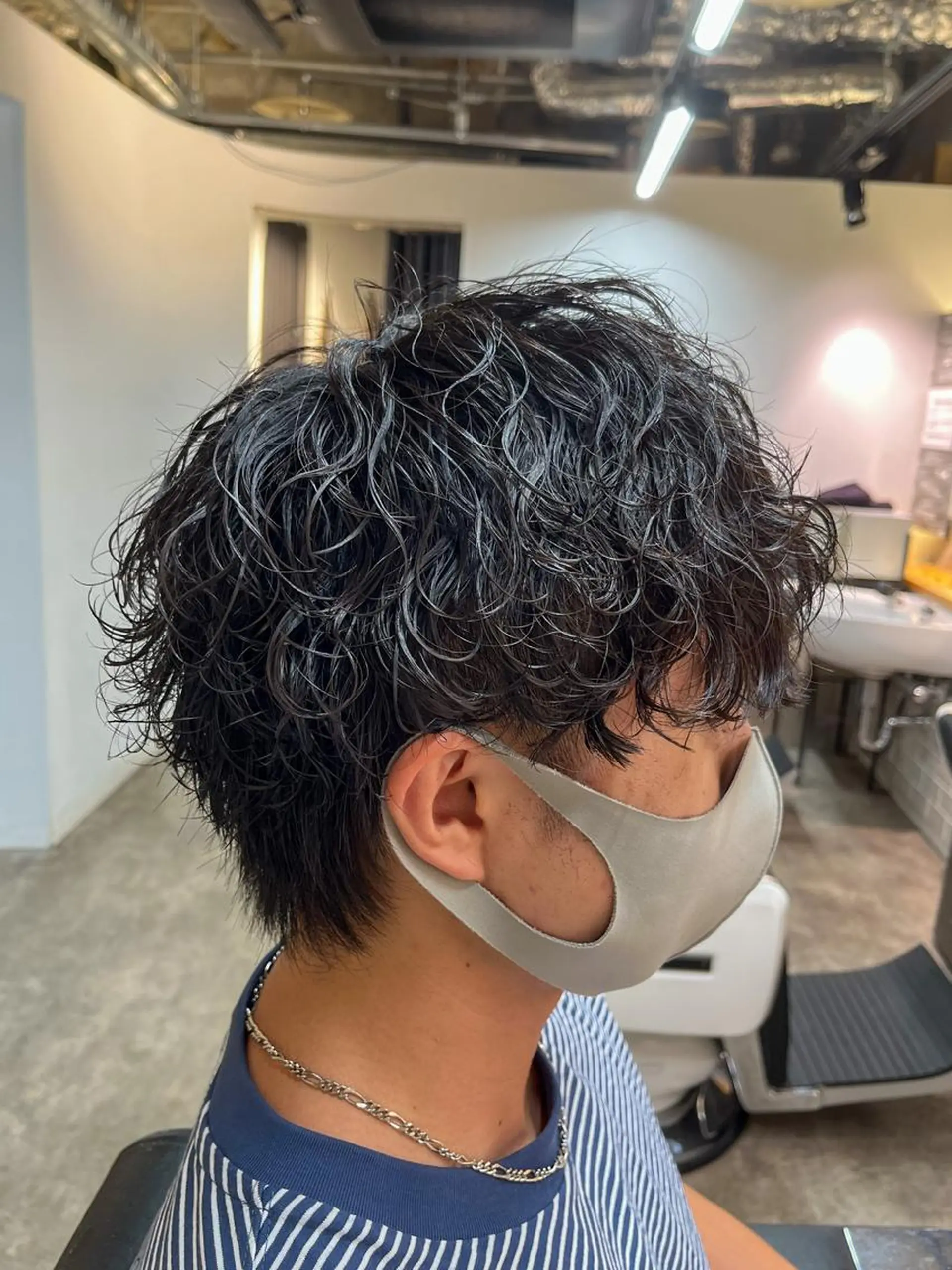 ミディアム ミディアムパーマ カット パーマ 【川西能勢口駅1分】 木村　翔乃佑のヘアスタイル