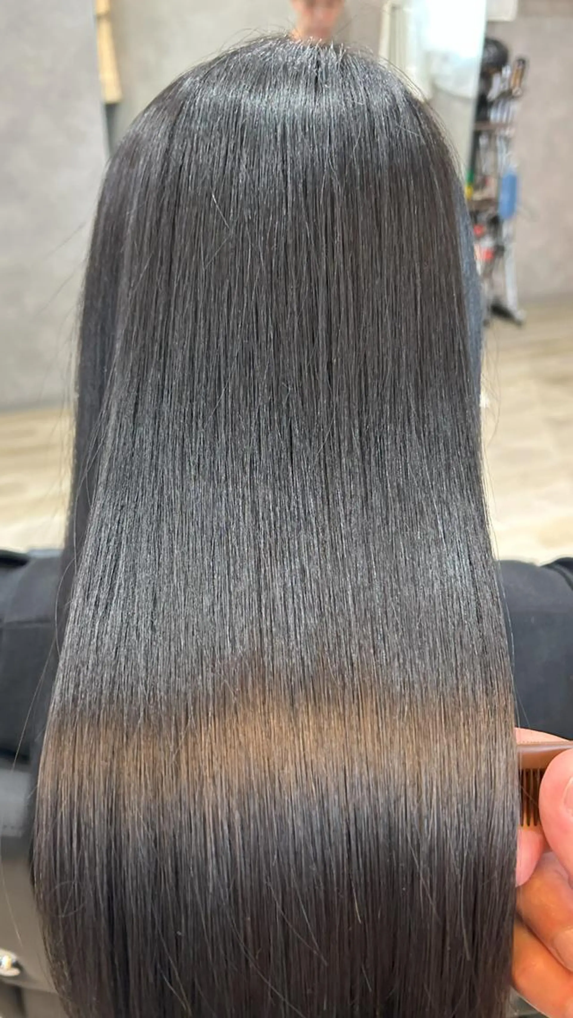 ロング カラー パーマ カット トリートメント ヘアセット さく/髪質改善× 縮毛矯正/町田のヘアスタイル