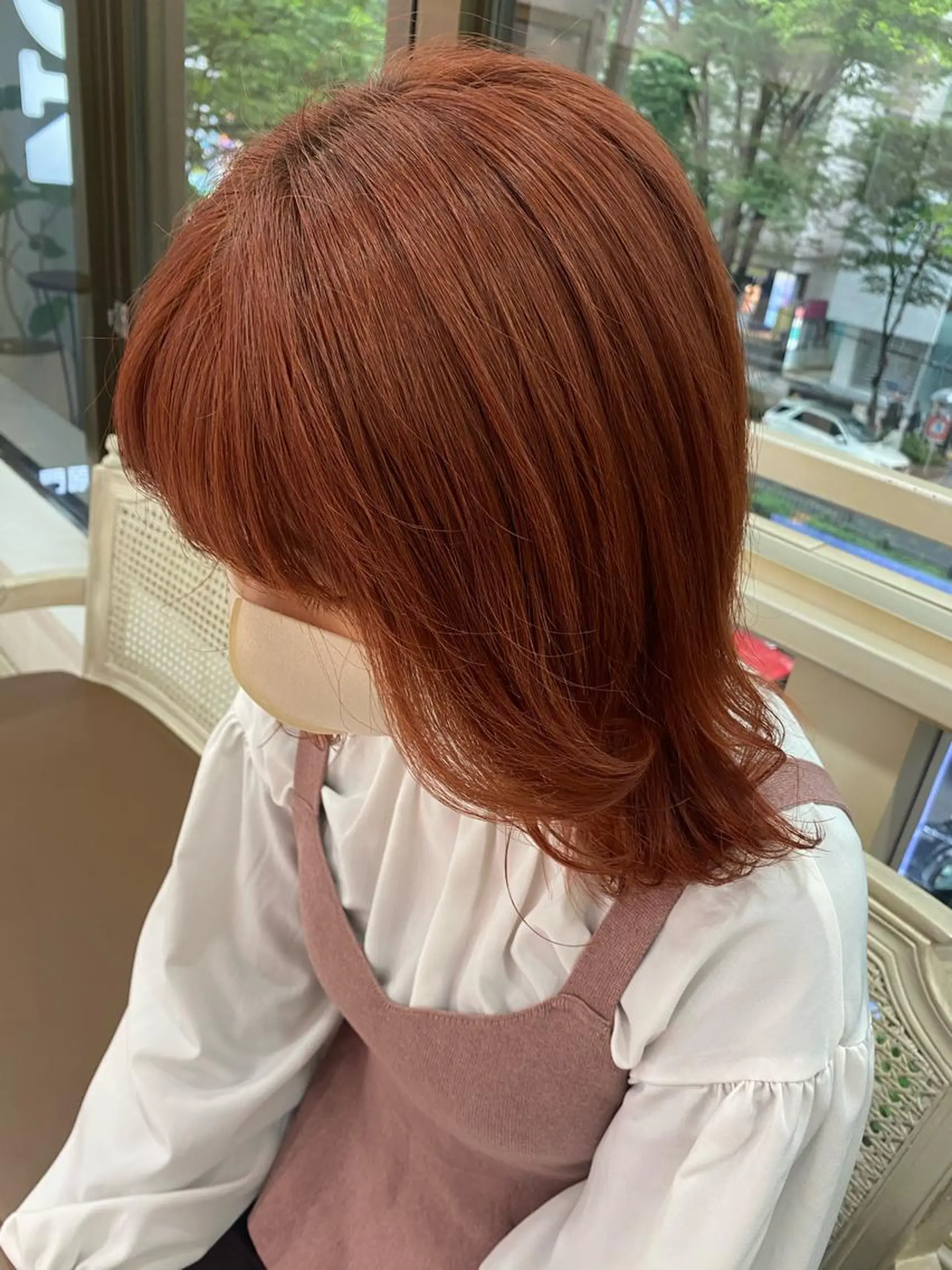 セミロング カラー ヘアアレンジ 透明感カラー 古山 結季🌙🖤のヘアスタイル