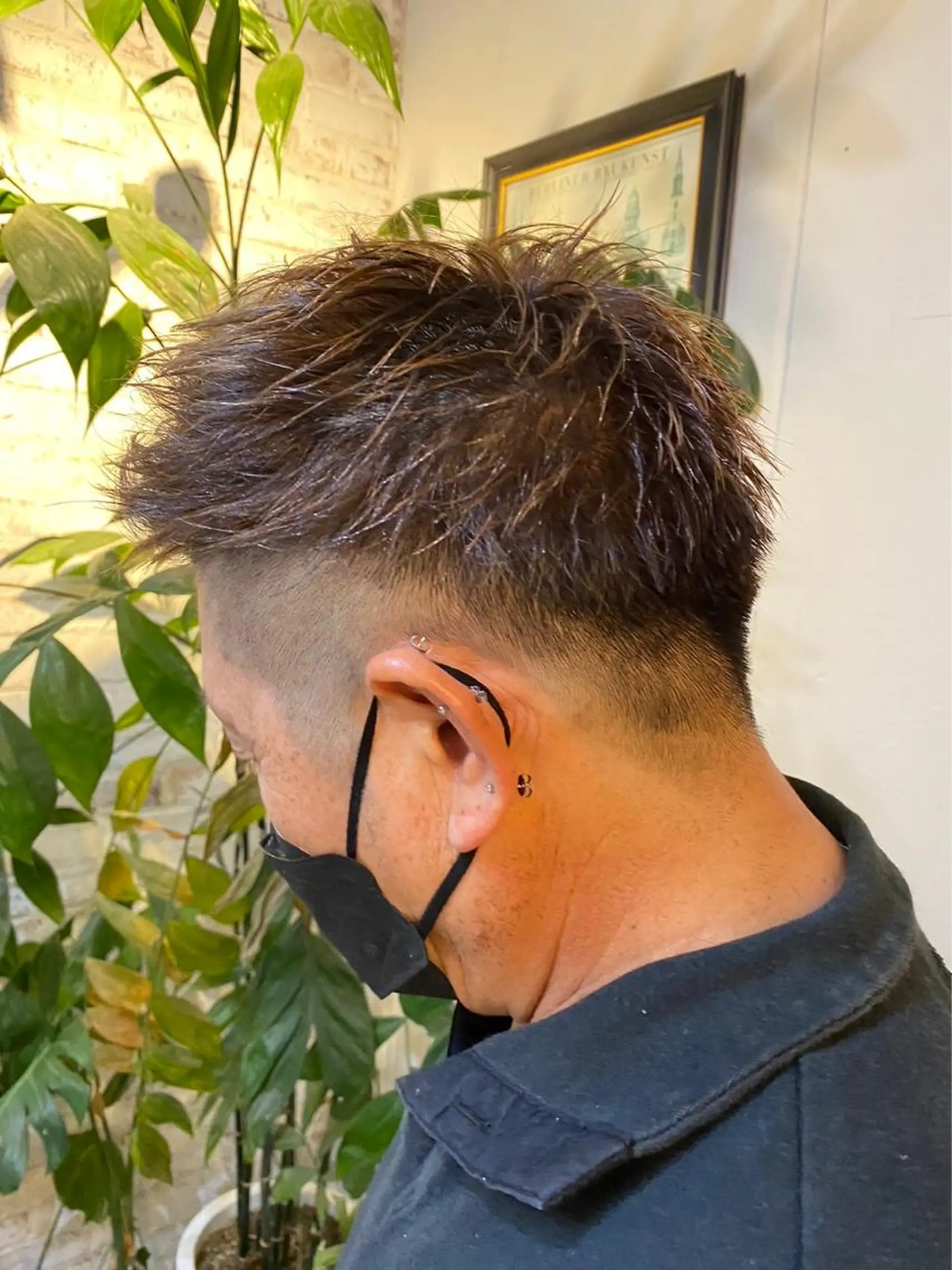 ショート メンズ 長濱 俊のヘアスタイル