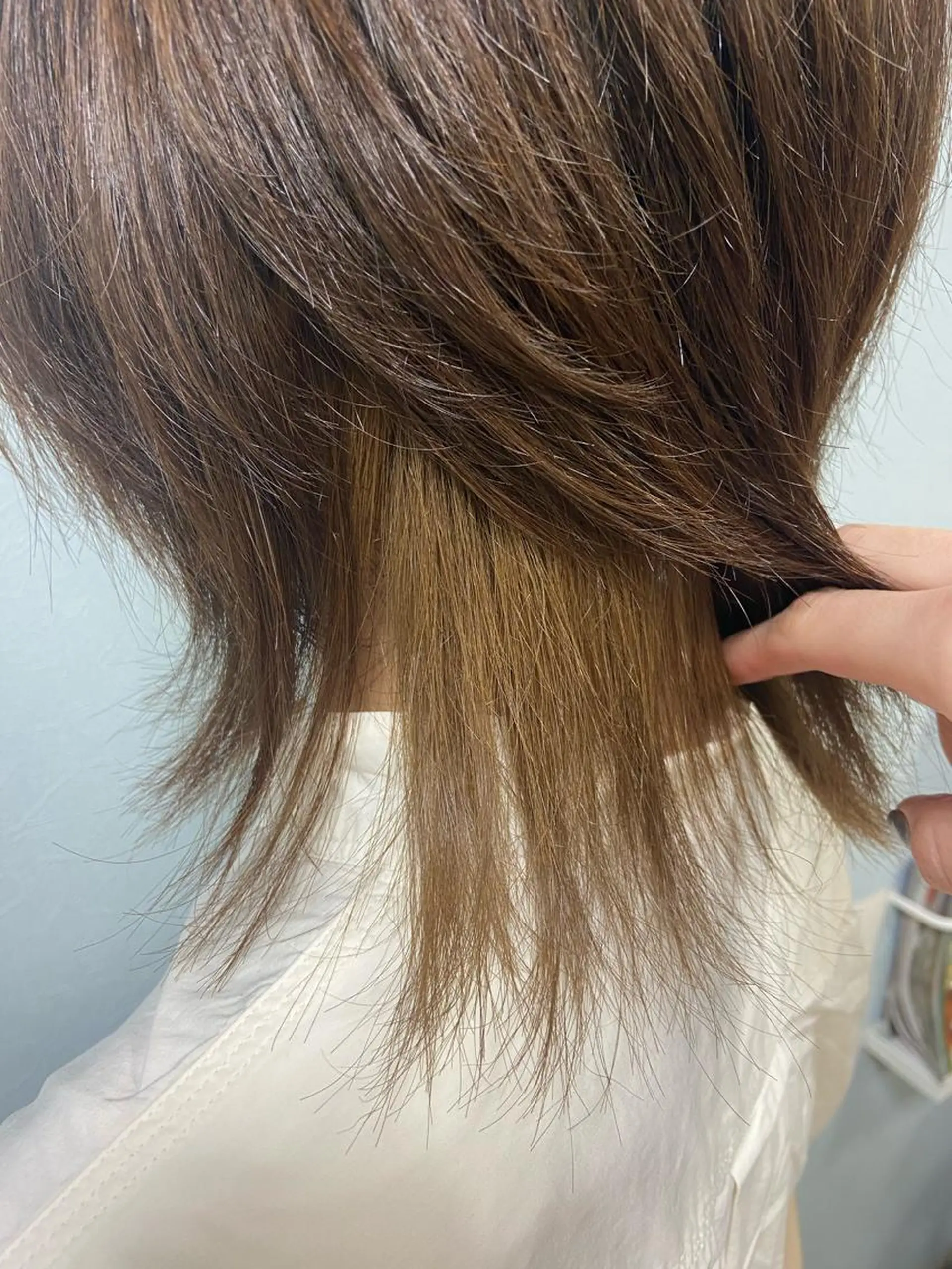 カラー Lepps れいなのヘアスタイル