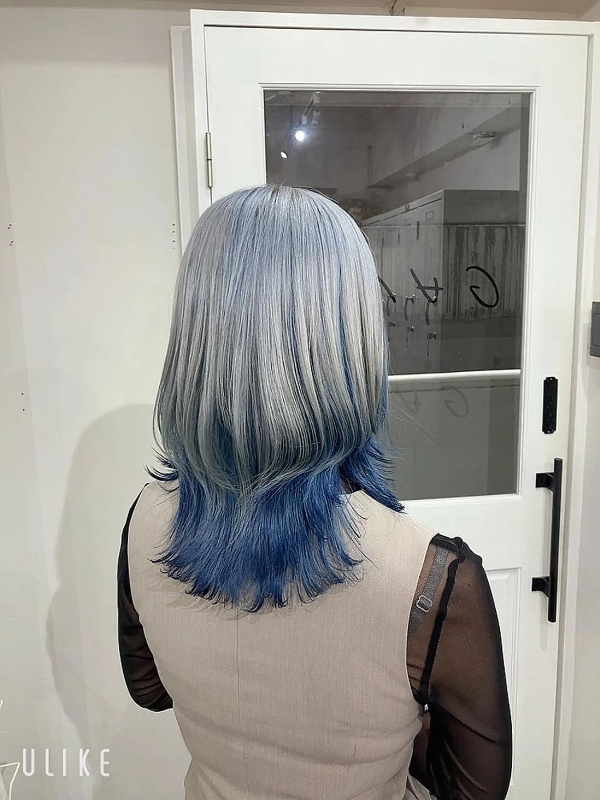 ミディアム カラー 🥣ミコト/レイヤー 韓国ハイトーン🥣のヘアスタイル