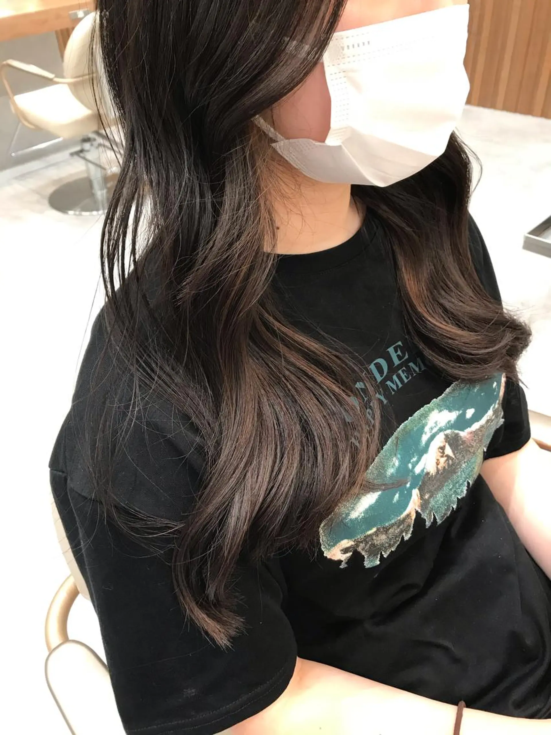 ロング カラー インナーカラー カット トリートメント ヘッドスパ 木野田 萌のヘアスタイル