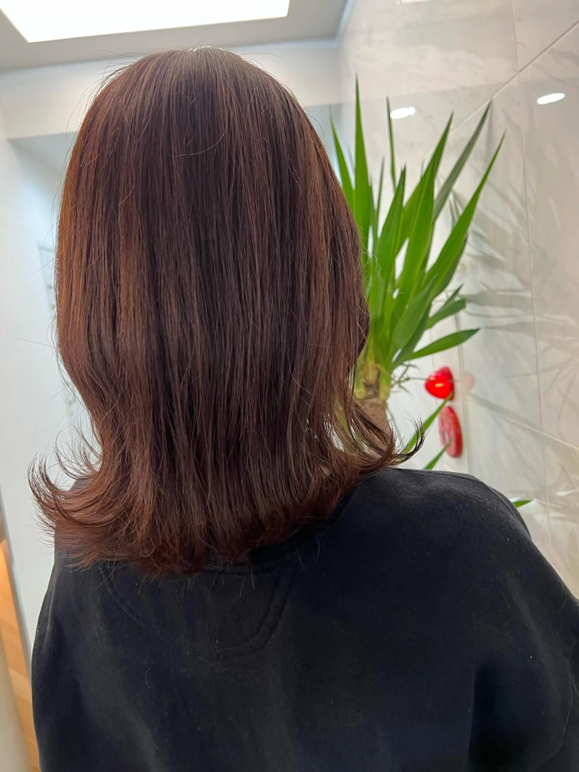 ミディアム ピンクブラウン 🩶レイヤーカット/ さわ🩶のヘアスタイル