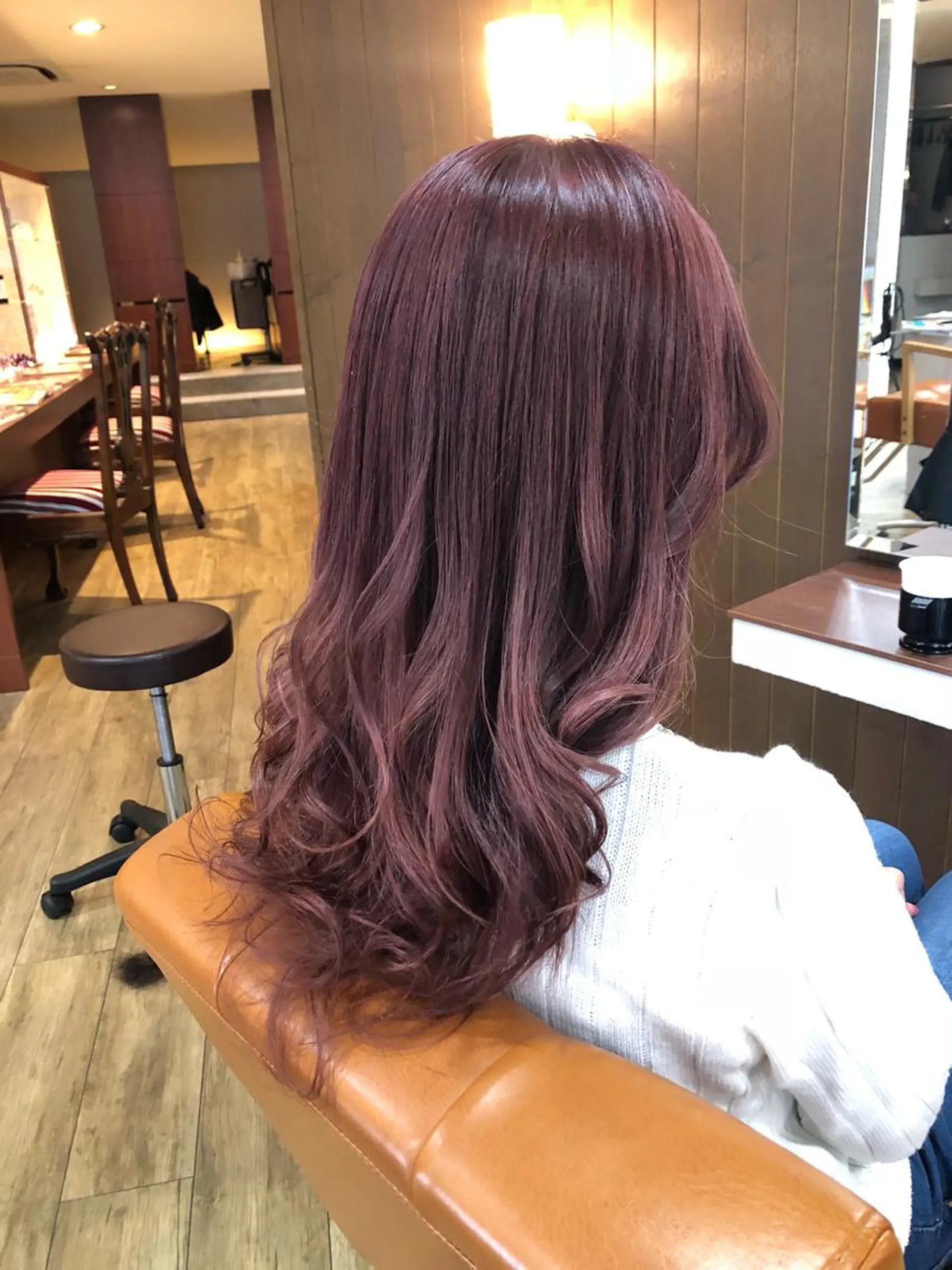 ロング カット ヘアカラー トリートメント 川本 あゆのヘアスタイル