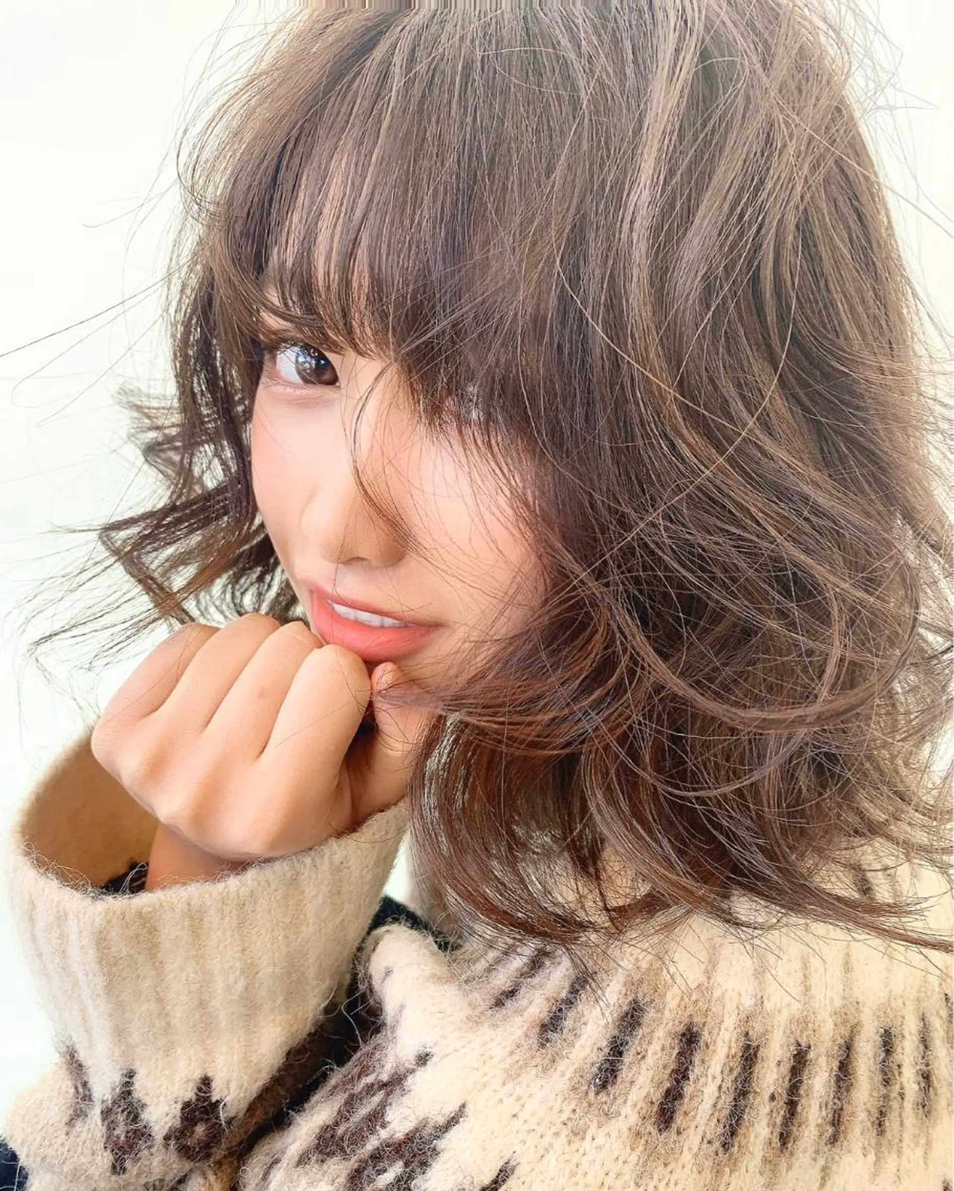 ミディアム カラー カット ヘアカラー トリートメント 🍀小川大輔🍀 ボブ/ブリーチ🥇のヘアスタイル