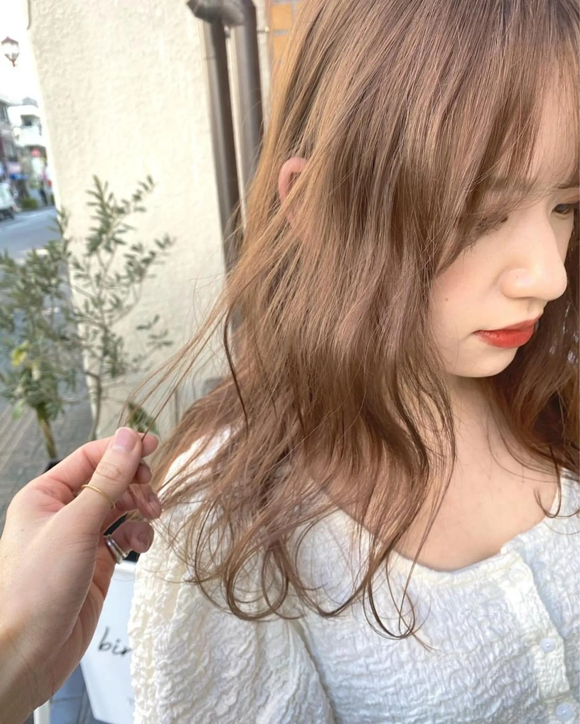 カラー 透明感カラー🫧 nanohaのヘアスタイル