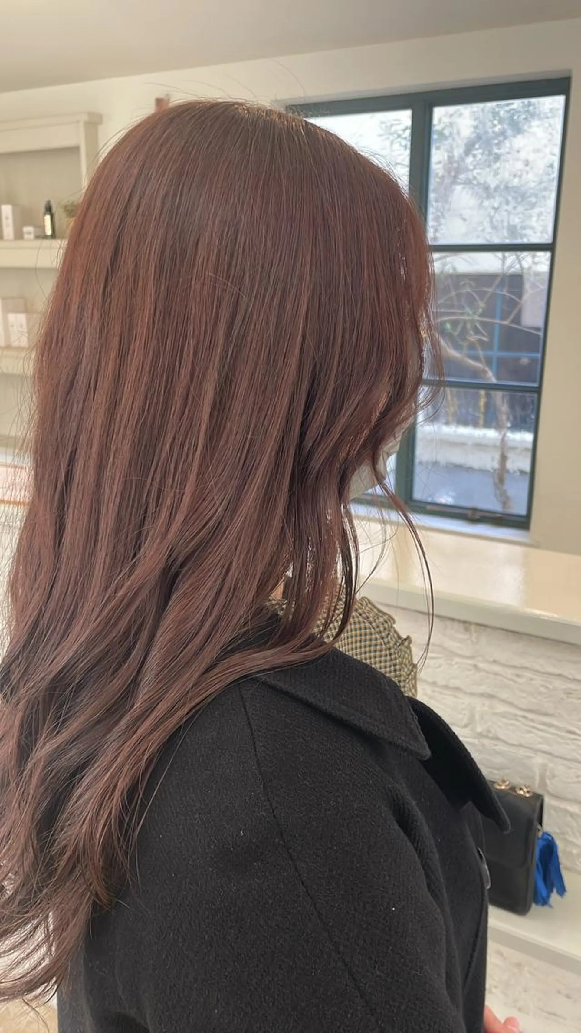 カラー ブラウンカラー ピンクカラー カット タキ ヒナタのヘアスタイル