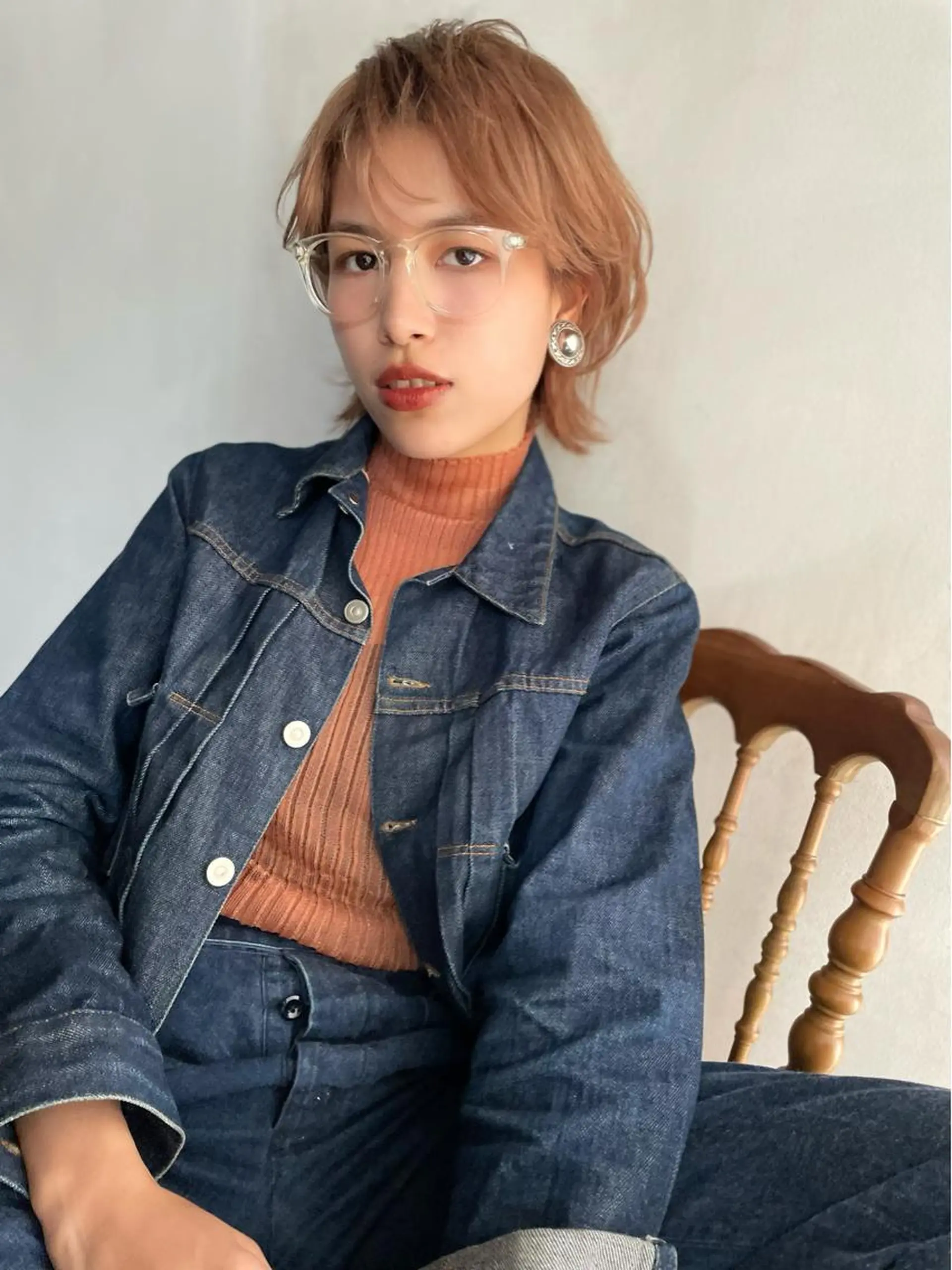 ショート カラー ヘアカラー ショート/ボブ/ 心斎橋/宮脇美奈のヘアスタイル