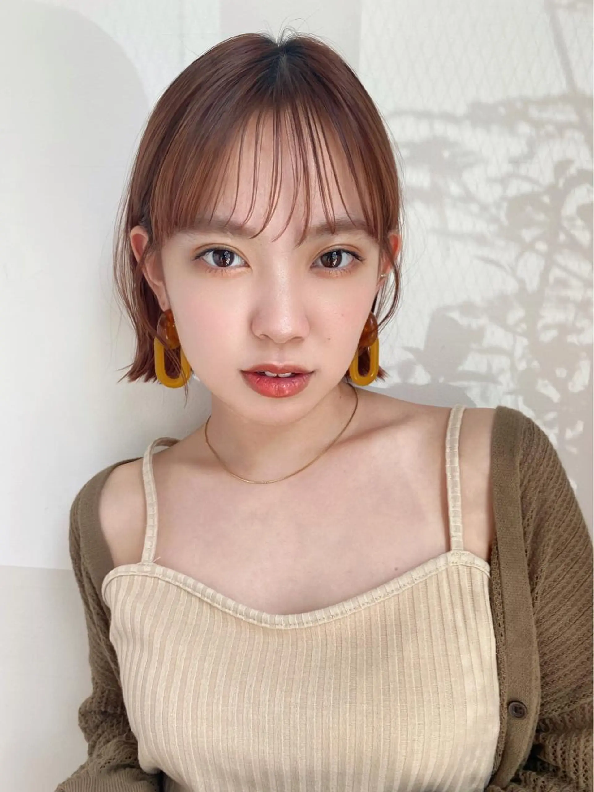 ショート カラー 🪭risa 暖色/レイヤー🪭のヘアスタイル