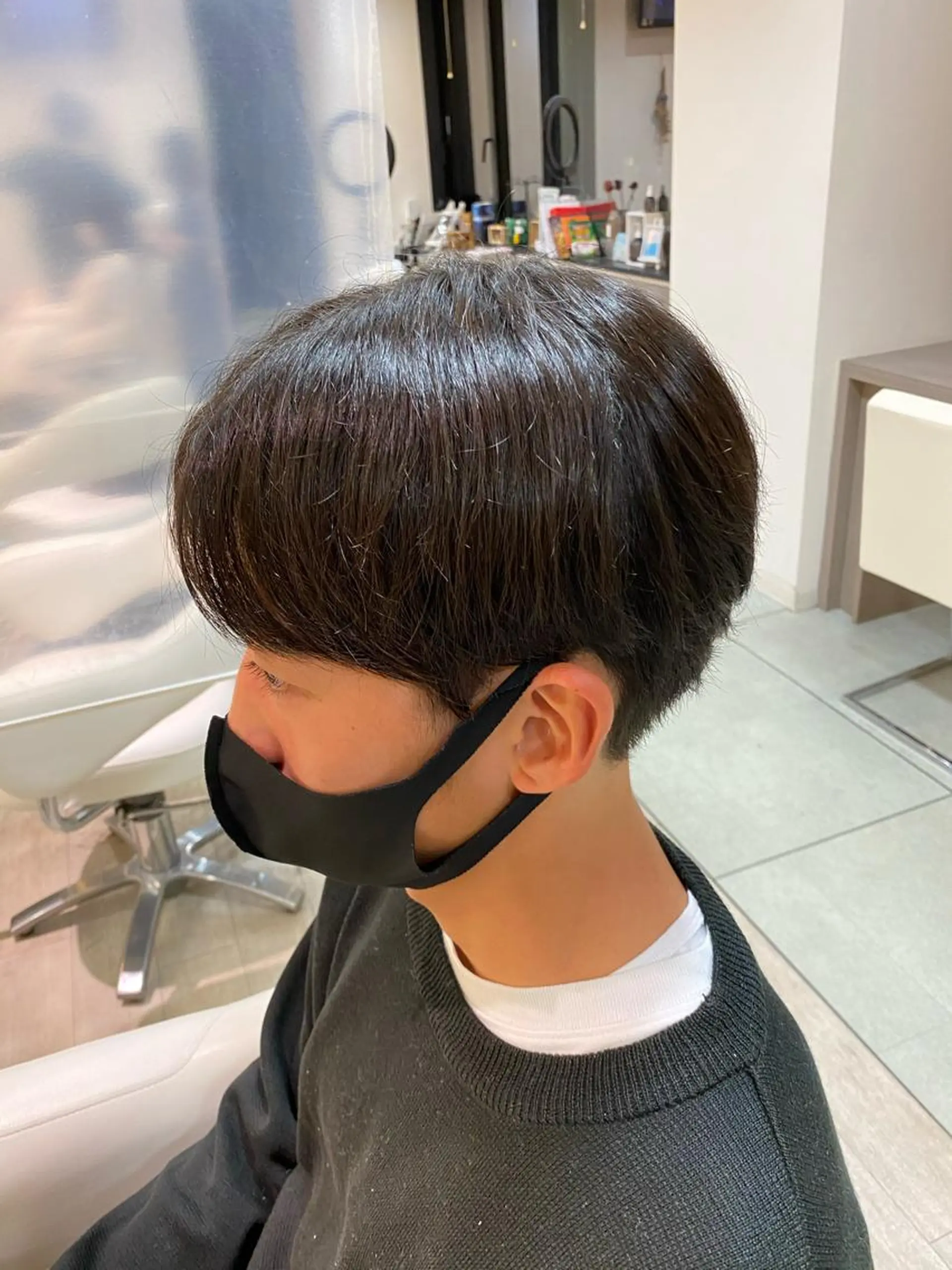 ミディアム メンズ マッシュ 刈り上げ 柳澤 和也のヘアスタイル