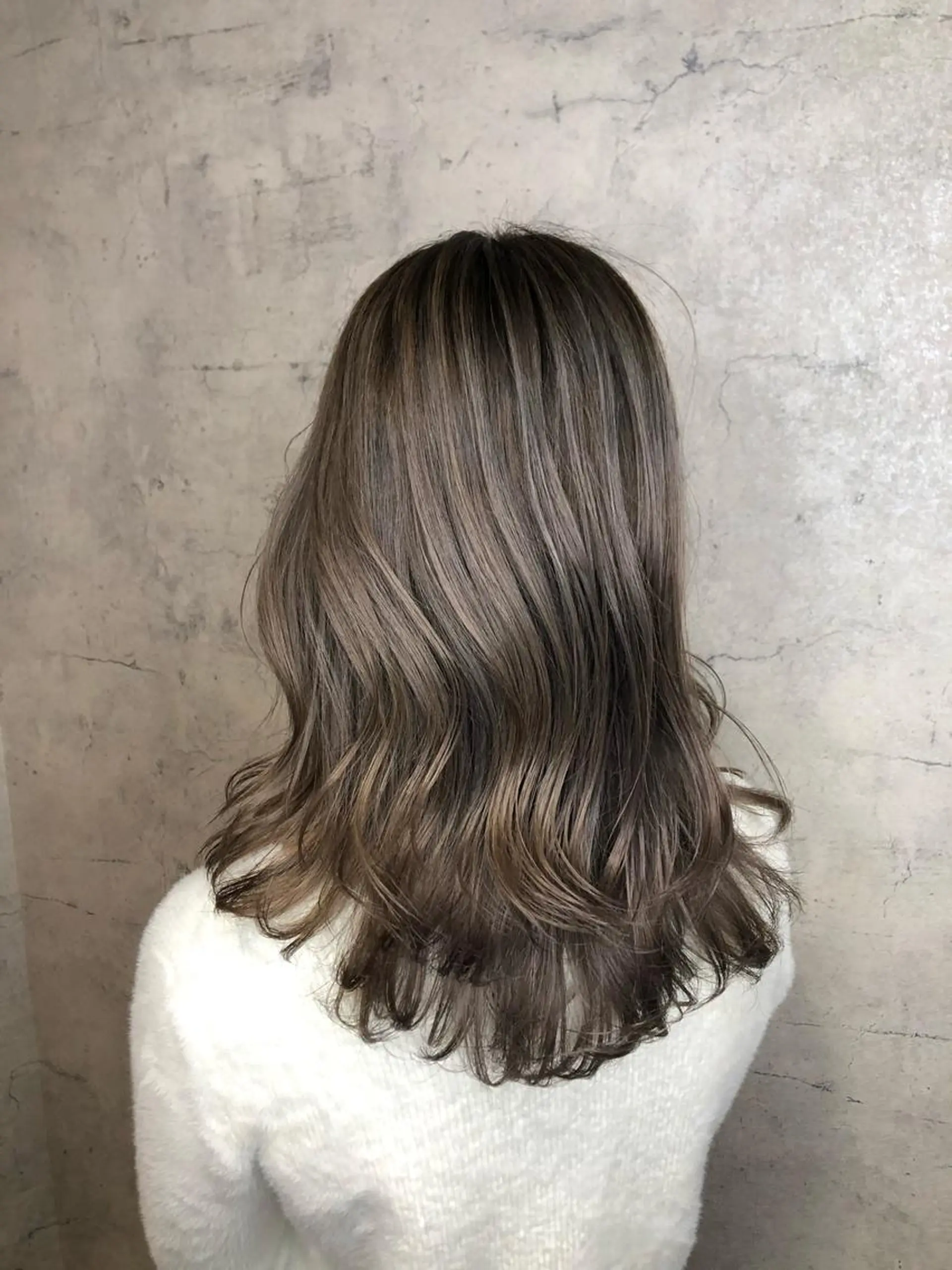 ロング カラー ヘアカラー 髪質改善 MAKIのヘアスタイル