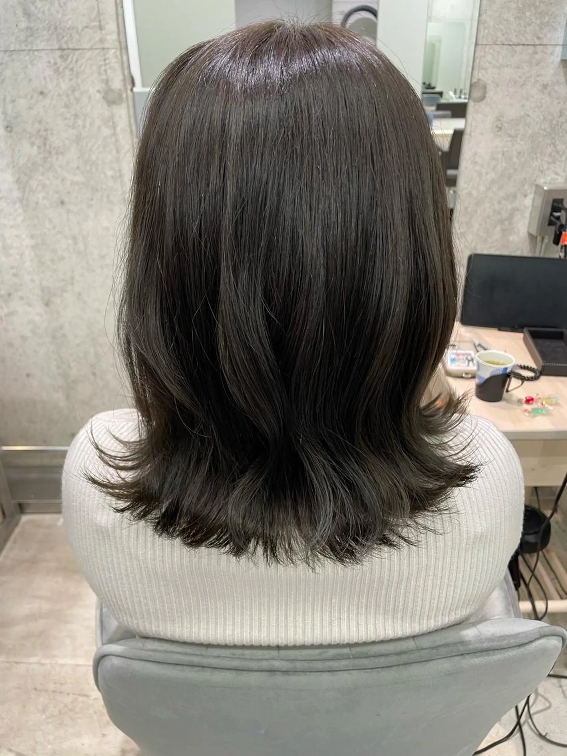 ショート カラー 藤本 夢のヘアスタイル
