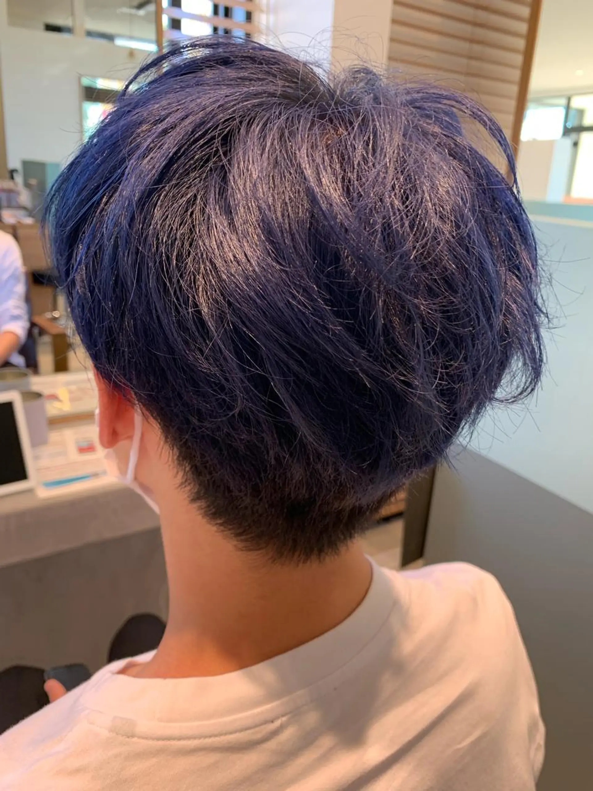 ミディアム カラー メンズ カット ヘアカラー メンズスタイル 櫻井康太のヘアスタイル