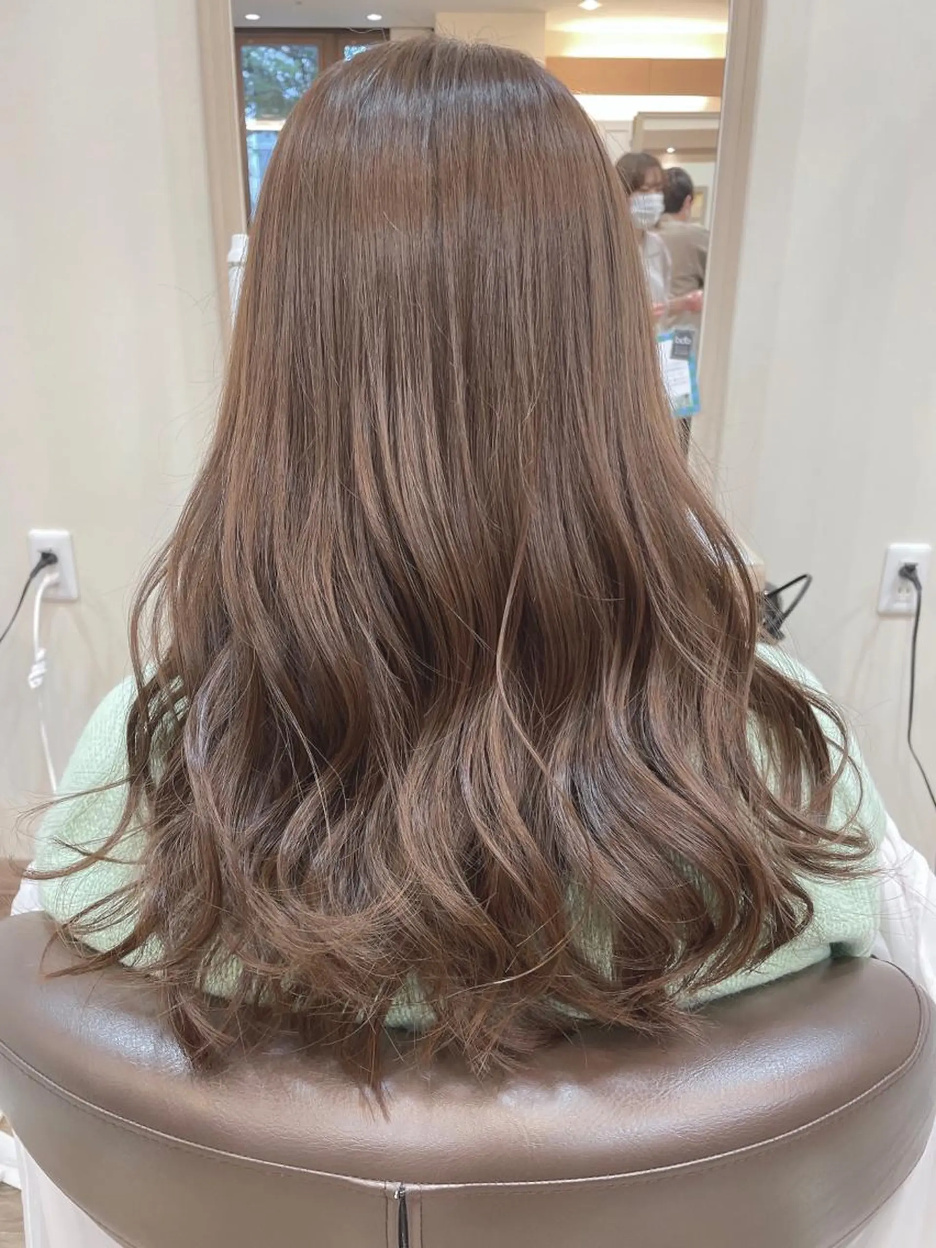 ロング カラー アッシュ アッシュブラウン ブラウンカラー メンズパーマ🌀/ 中村郁未のヘアスタイル