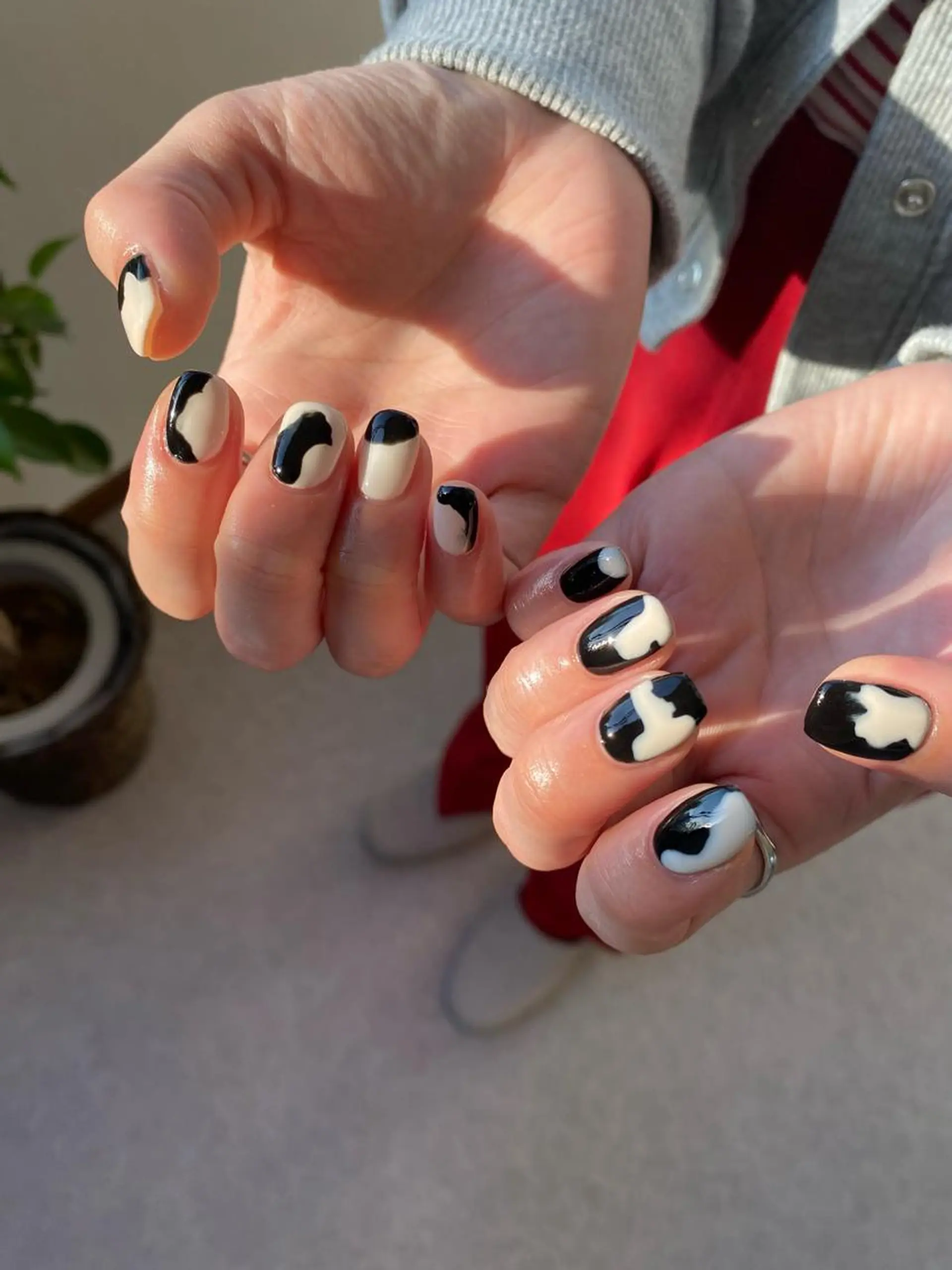 ショート カラー ネイル Nailsalon Calmeのネイルデザイン