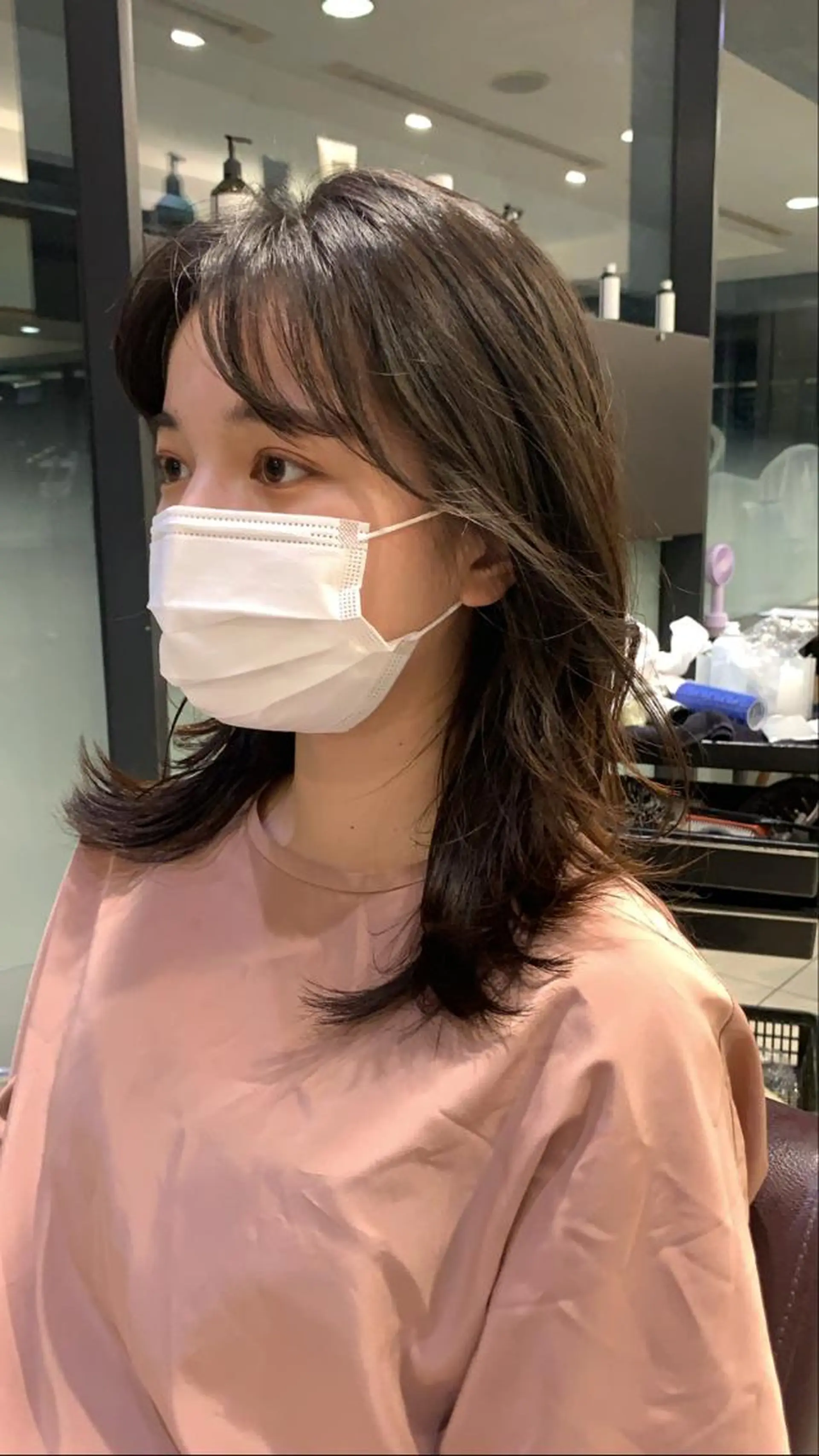 ミディアム タンバルモリパーマ 礒井メンキのヘアスタイル