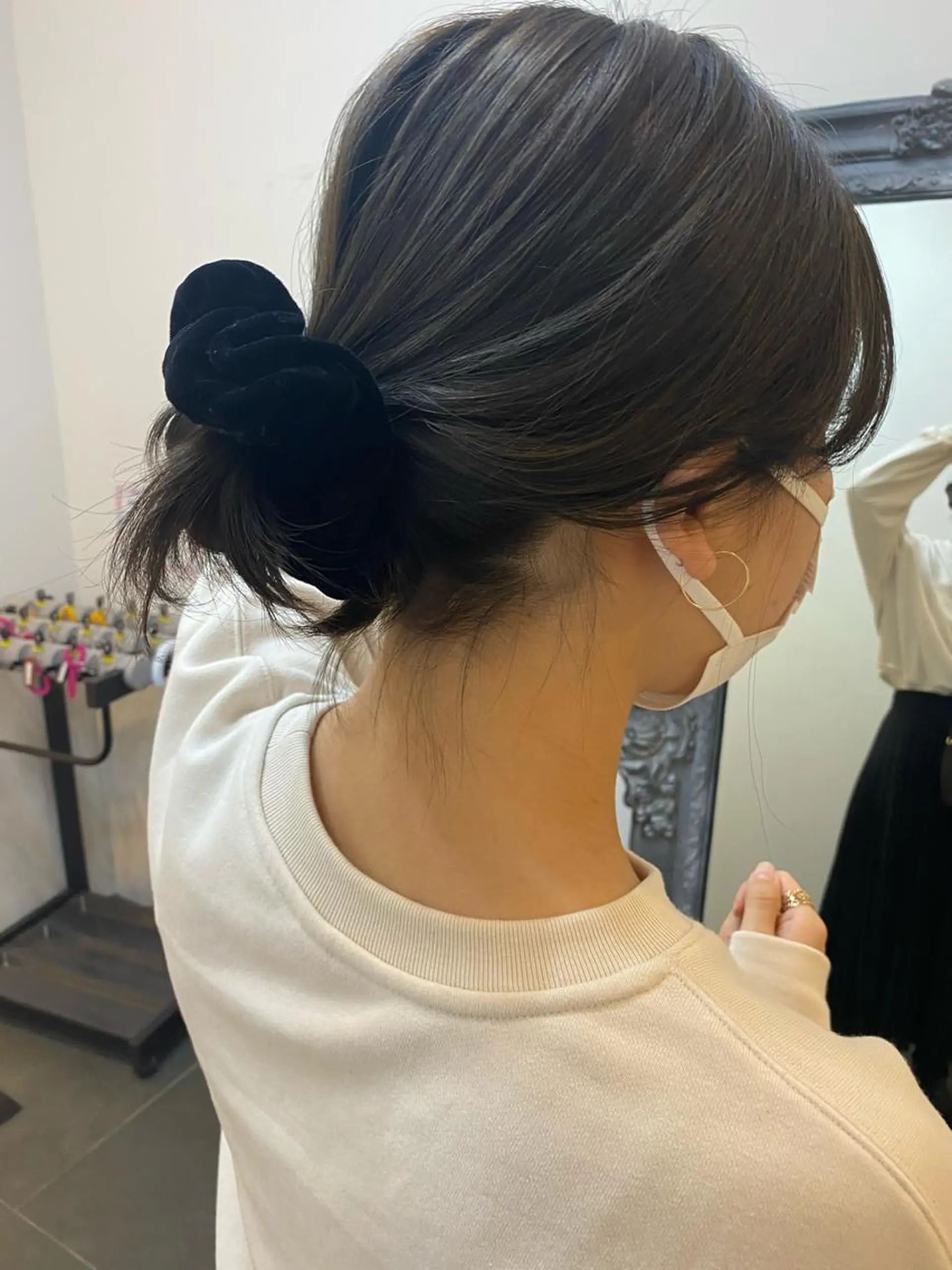 ミディアム 🎗️【ヘアセット 美眉】吉川玲🎗️のヘアスタイル