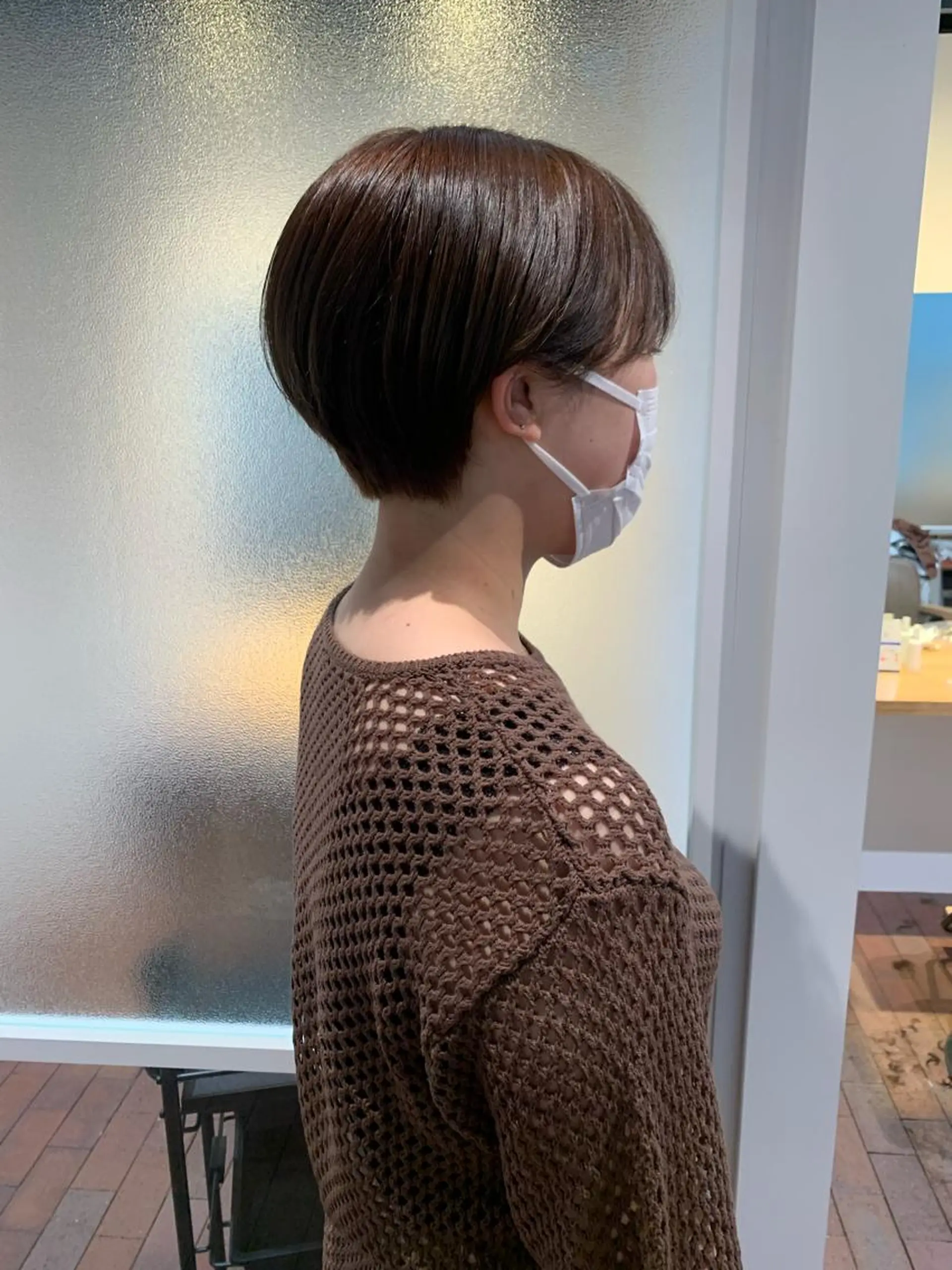 ショート カラー 丸みショート ショートヘア 片岡 由依のヘアスタイル