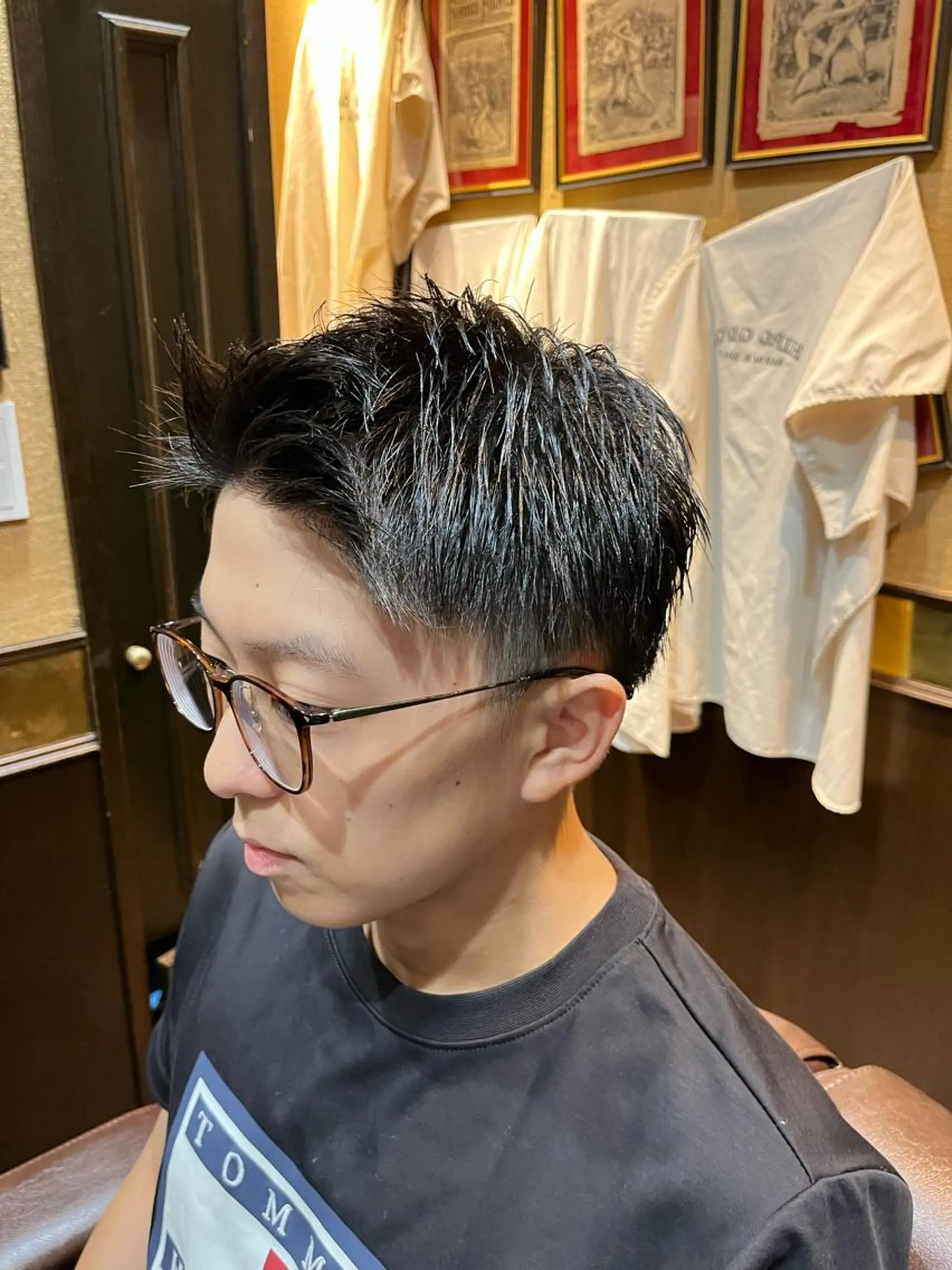 ショート メンズ 工藤 千織のヘアスタイル