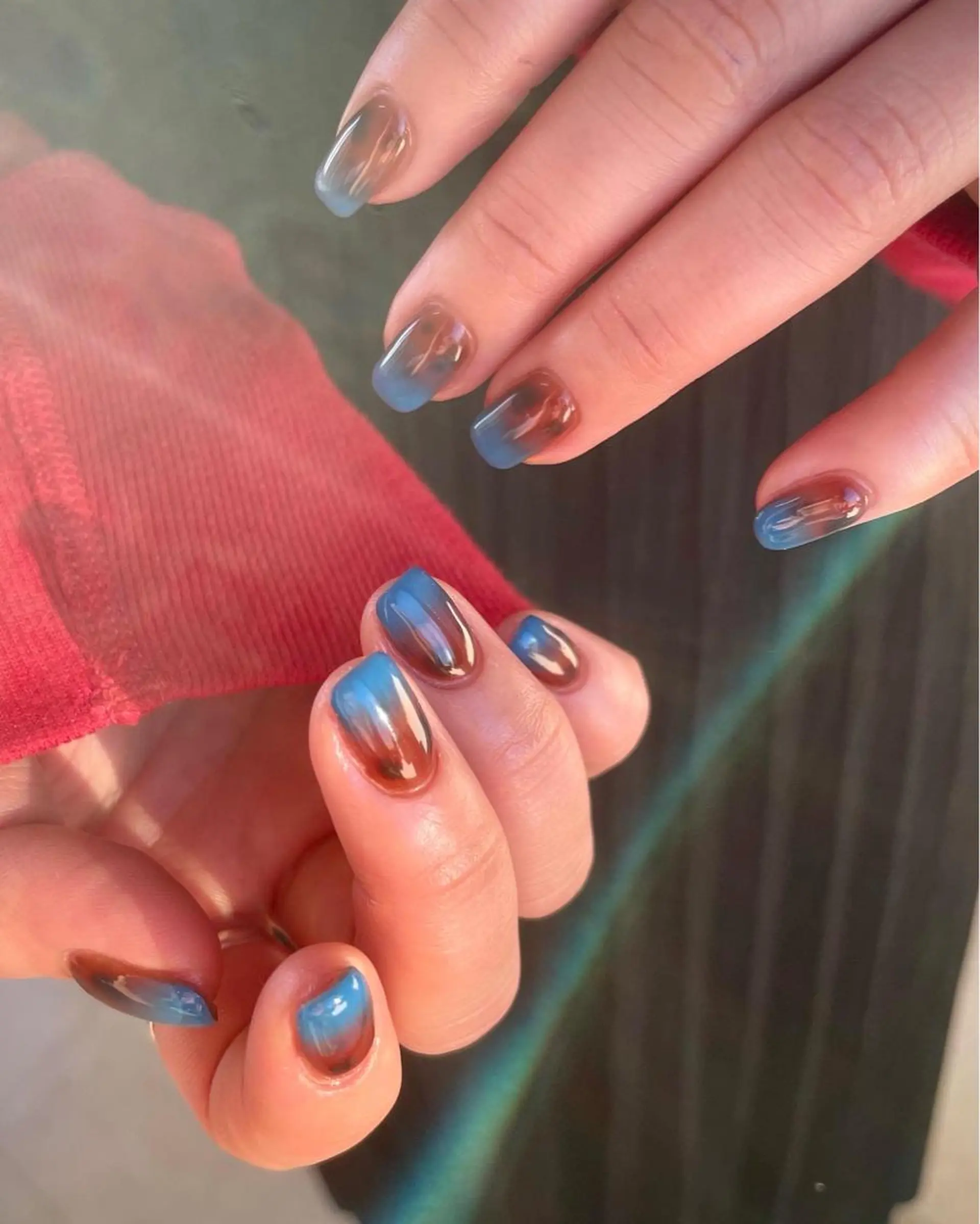 ショート m kaori𓃟のネイルデザイン