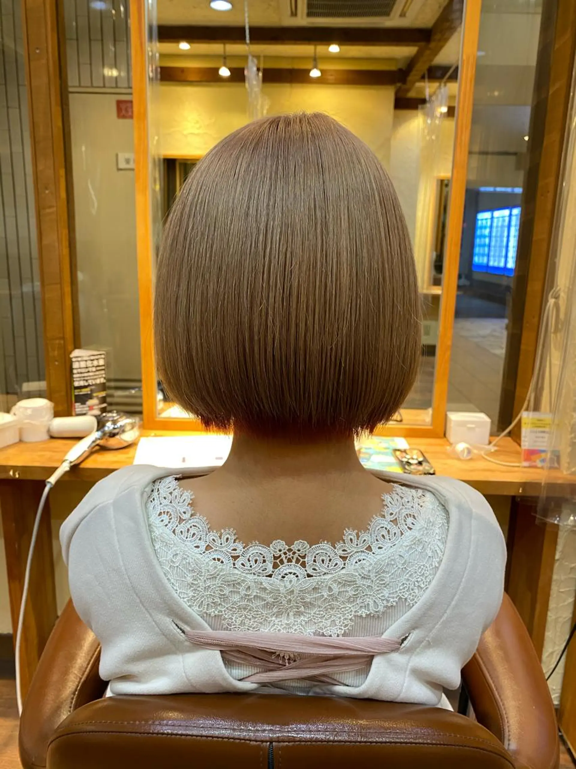 ショート カラー パーマ ヘアアレンジ メンズ キッズ ネイル マツエク・マツパ アイブロウ 🌈髪質改善・美髪矯 正・平野瀬乃🌈のヘアスタイル