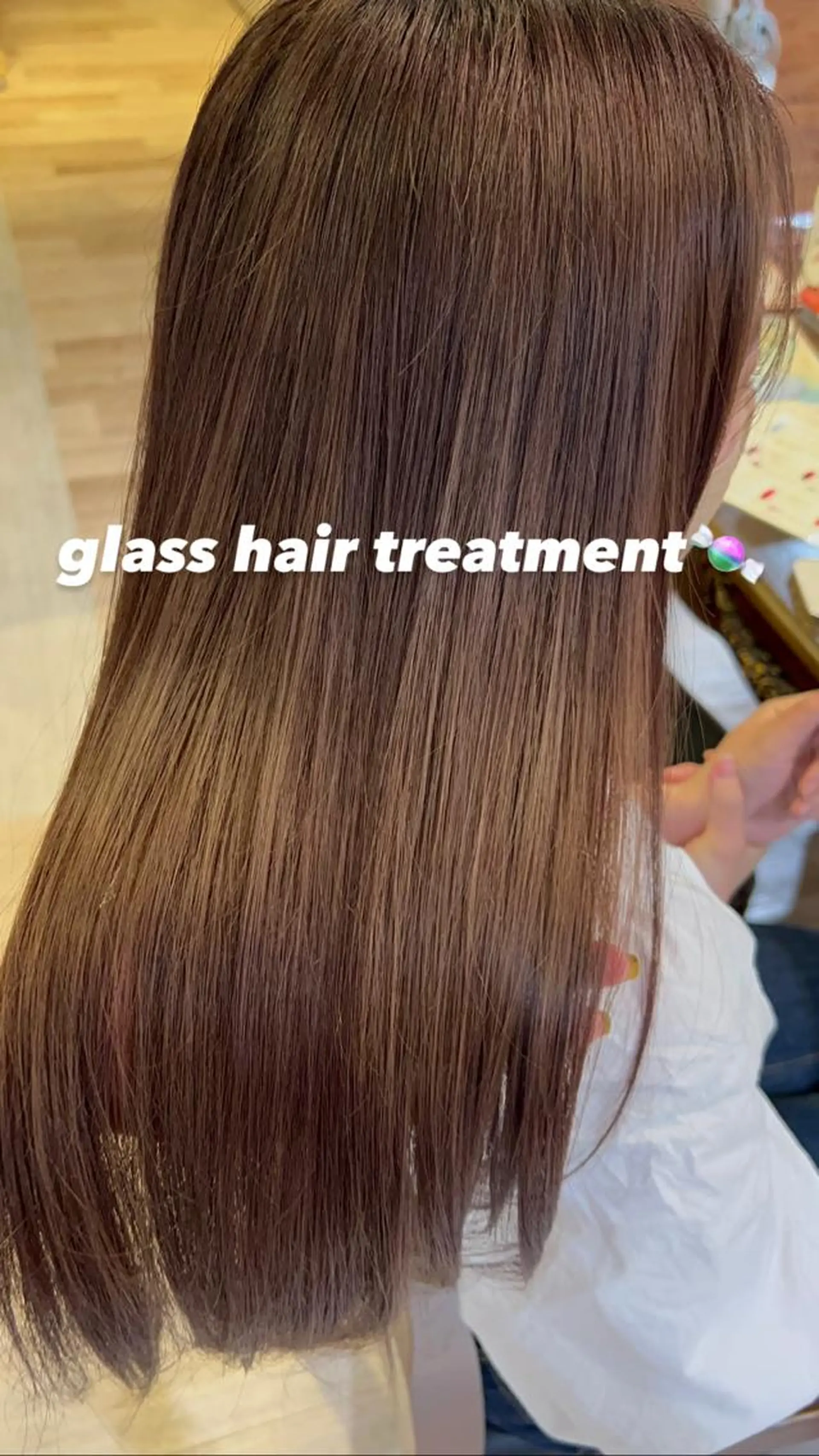 ミディアム 髪質改善 トリートメント 暖色ｶﾗｰ/ﾚｲﾔｰ ｶｯﾄ/Yunaのヘアスタイル