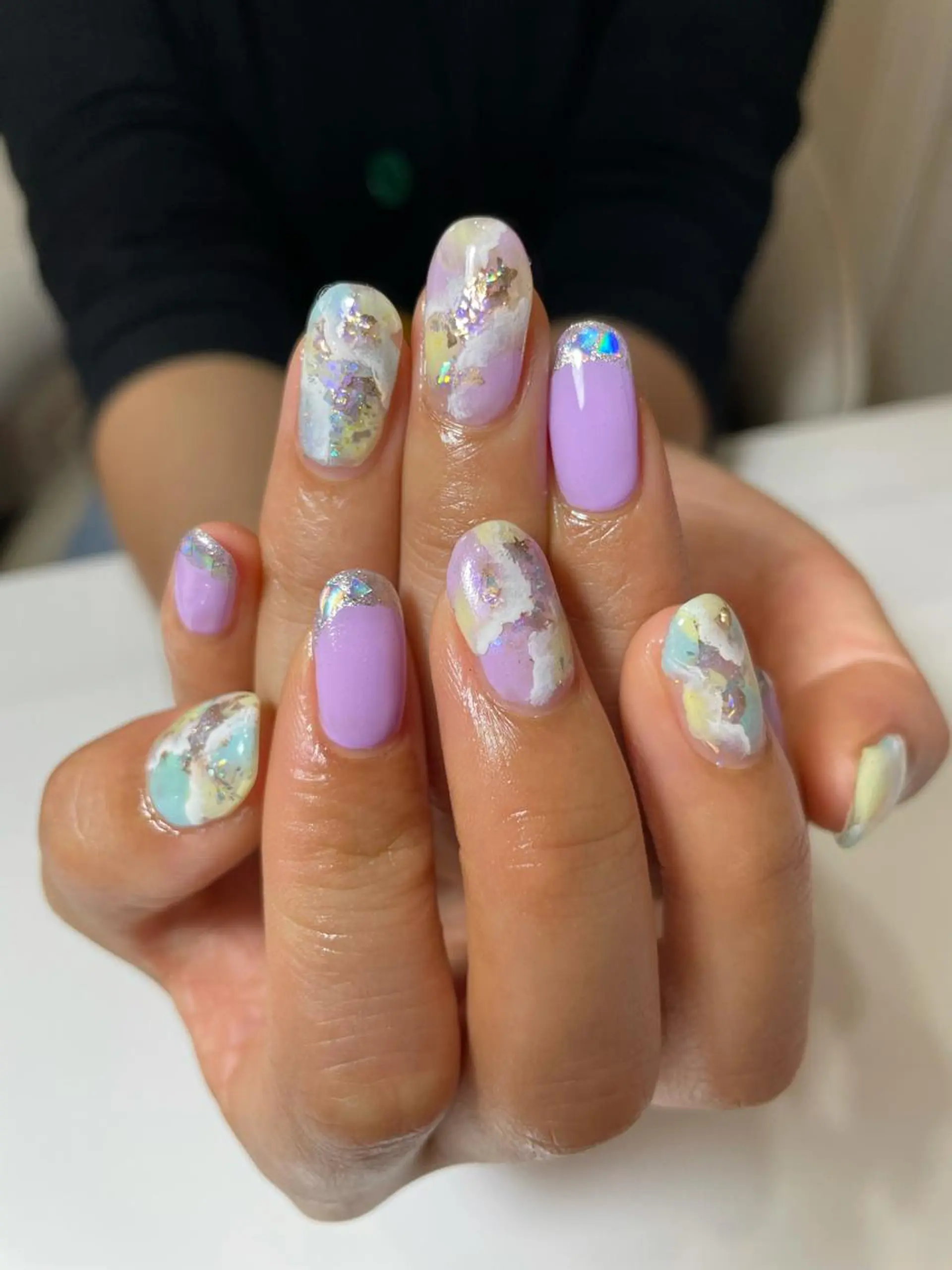 ネイル アートネイル ニュアンスネイル 夏ネイル ハンドネイル ネイルサロン Sweetのネイルデザイン