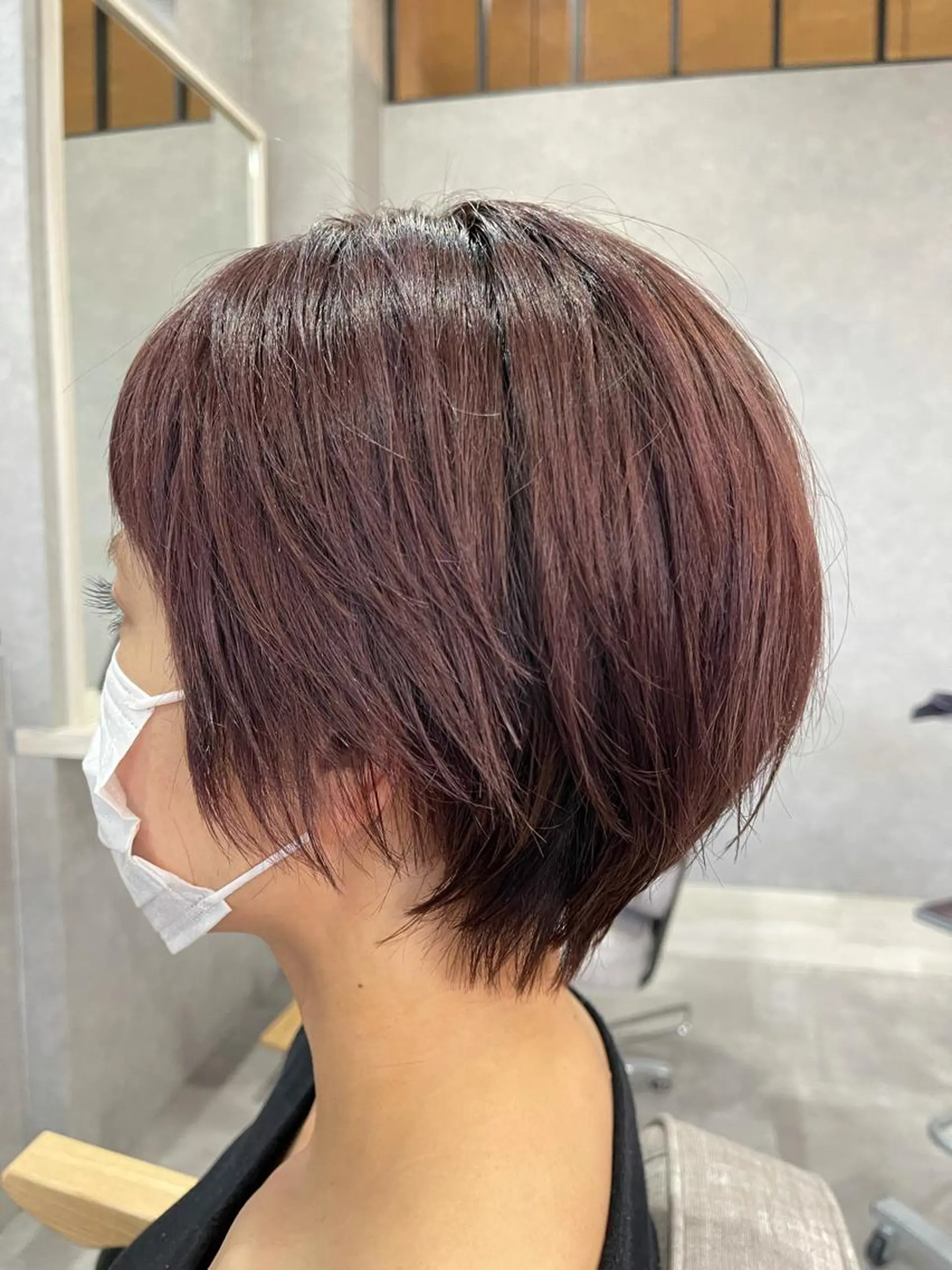 ショート カラー カット ヘアカラー トリートメント 一ノ瀬 暁のヘアスタイル