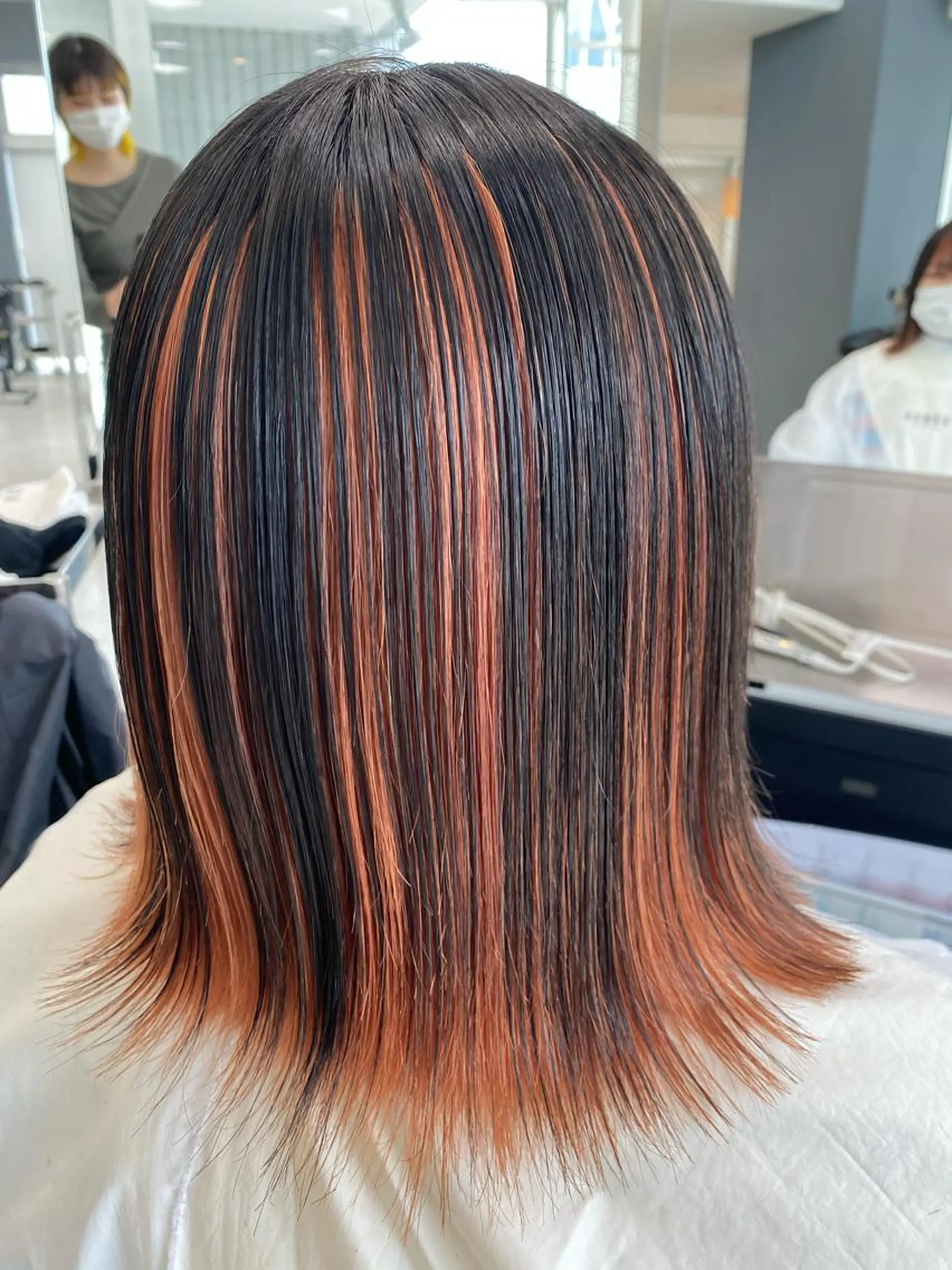 ミディアム 南 妃那のヘアスタイル