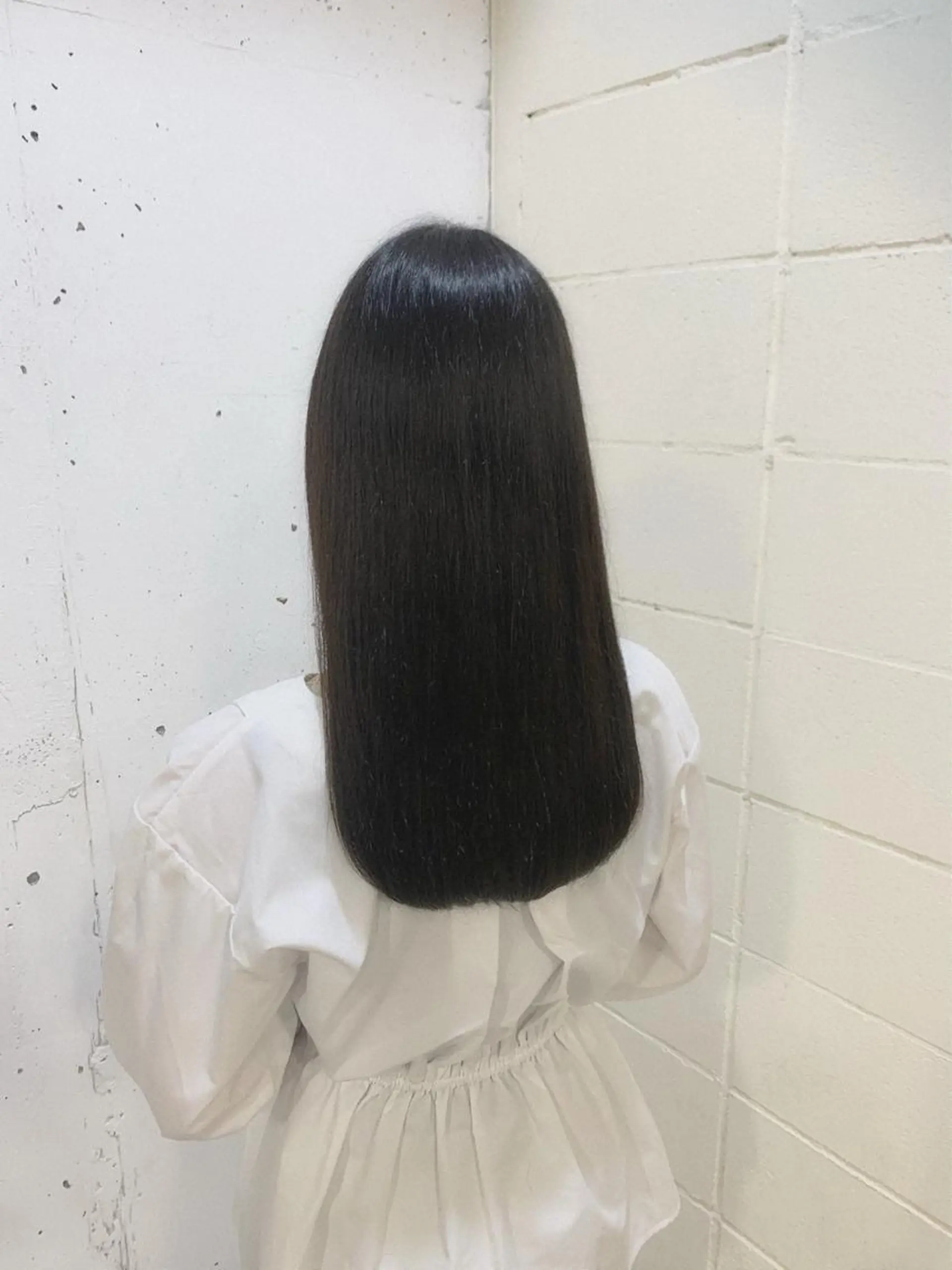 セミロング トリートメント カット 縮毛矯正 千葉駅徒歩1分✂︎ 宮内のヘアスタイル