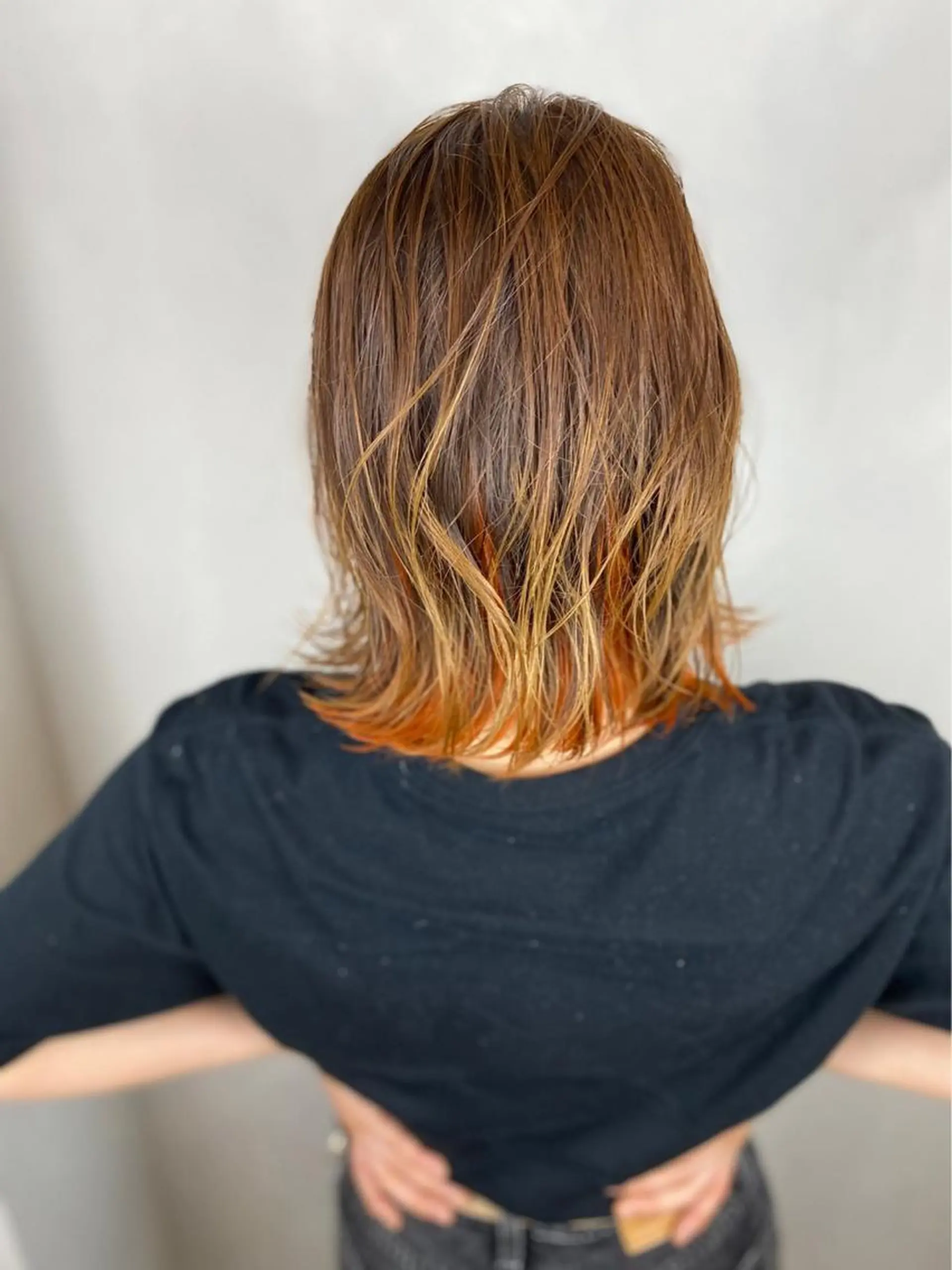 ミディアム カラー BROCANTE立川 karasawa.nのヘアスタイル